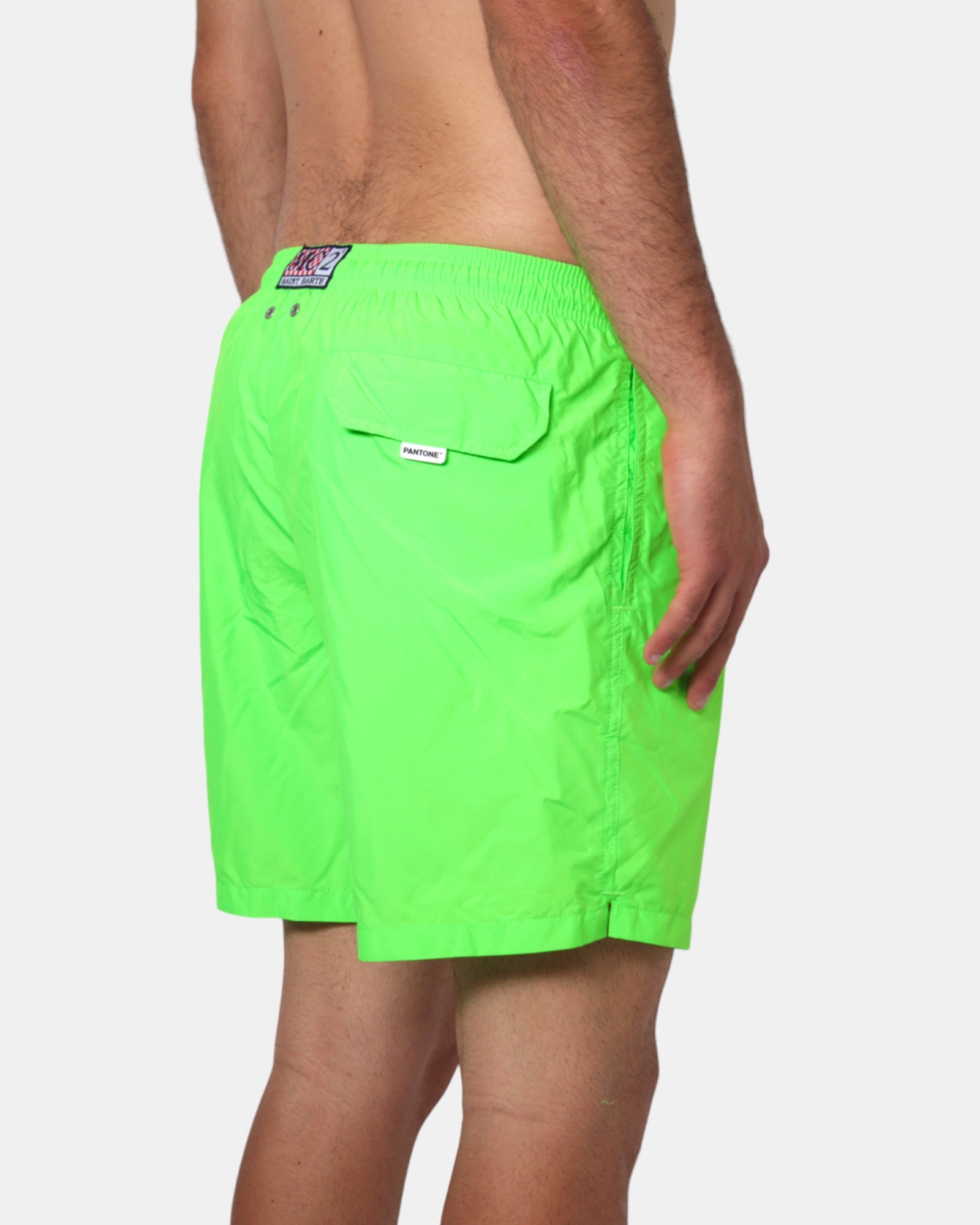 BOXER MARE 75 Fluo Green Mc2 Saint Barth