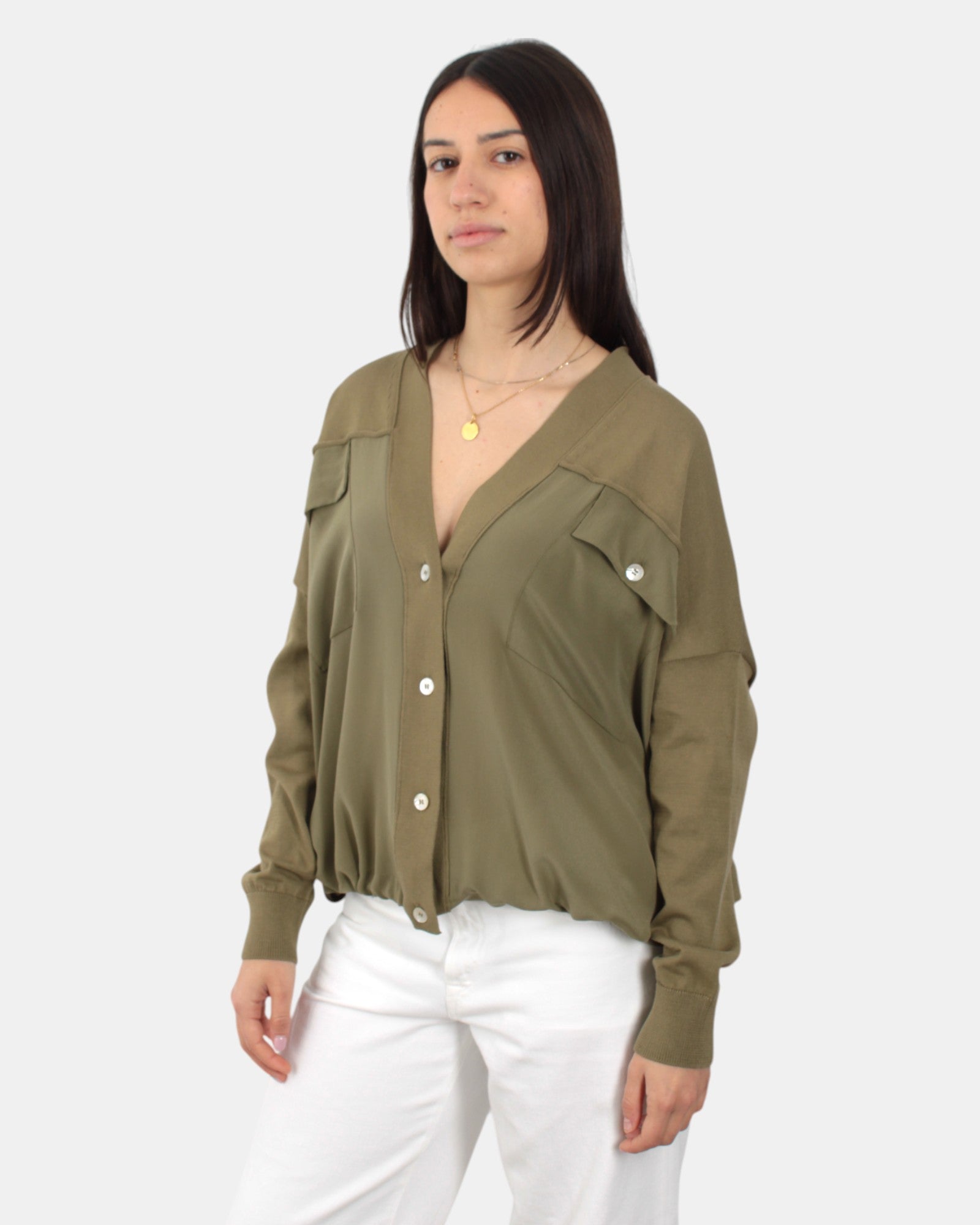 CARDIGAN Verde Jei-o