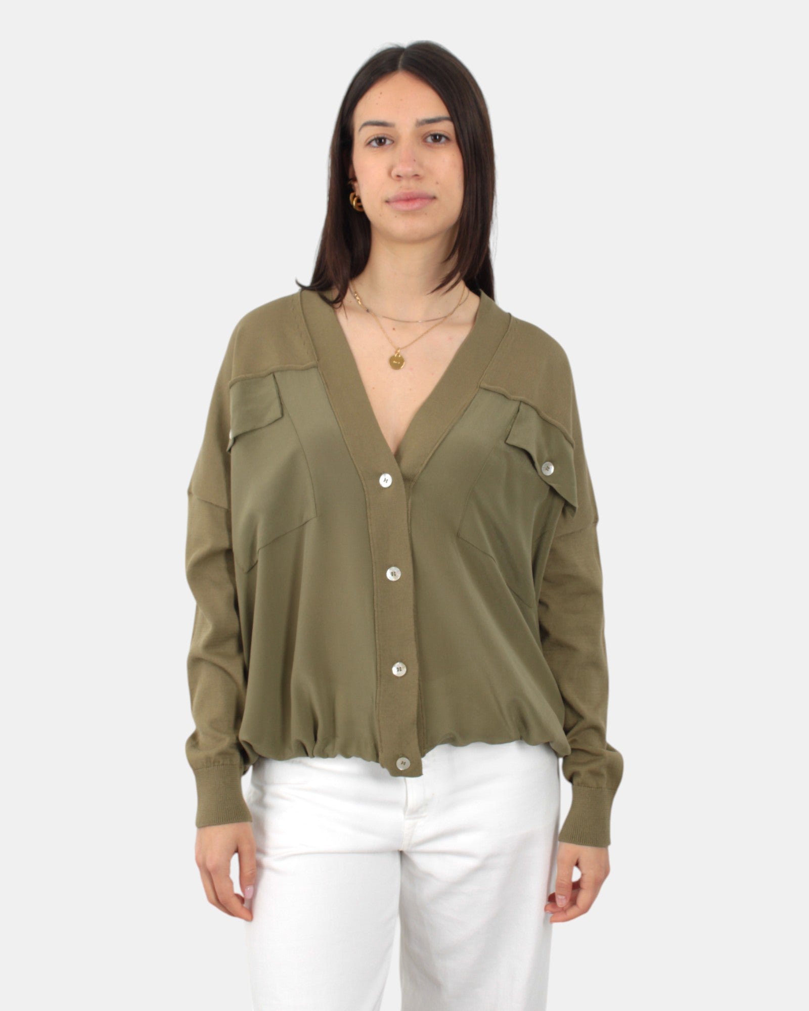 CARDIGAN Verde Jei-o