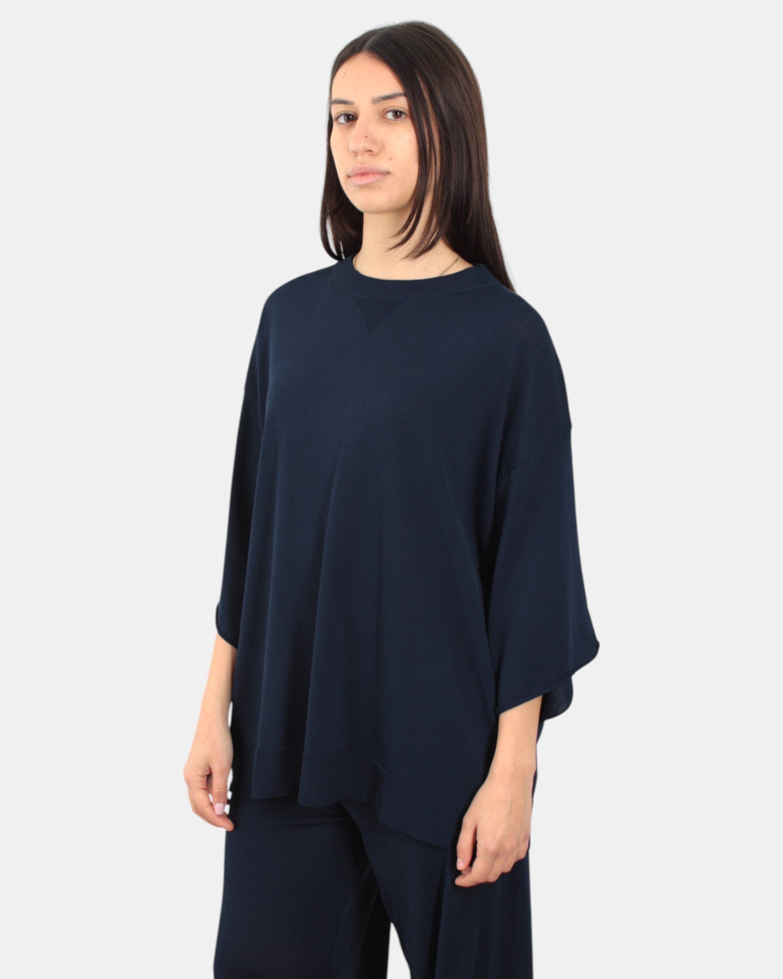 MAGLIE A GIROCOLLO Blu Jei-o