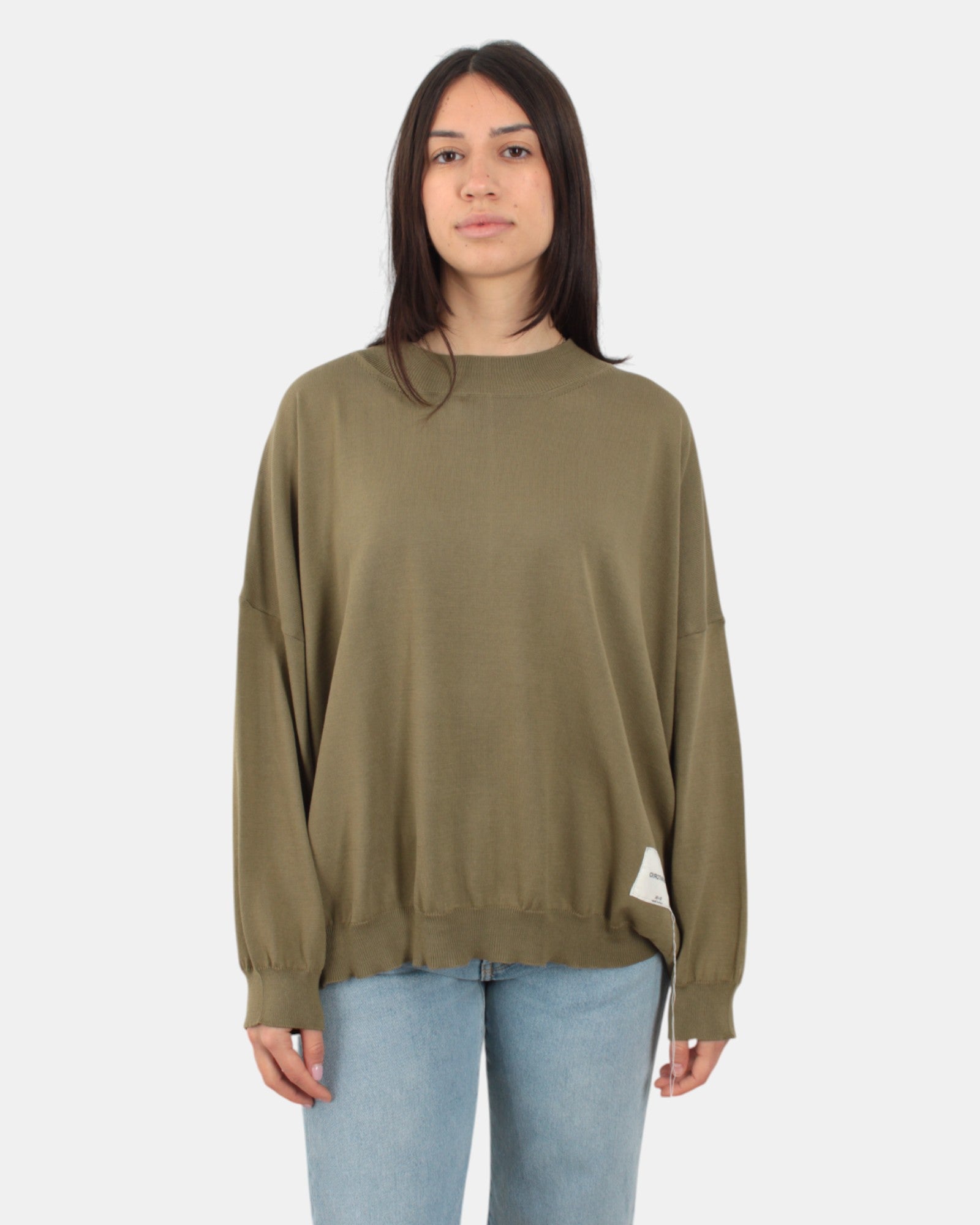 MAGLIE A GIROCOLLO Verde Jei-o