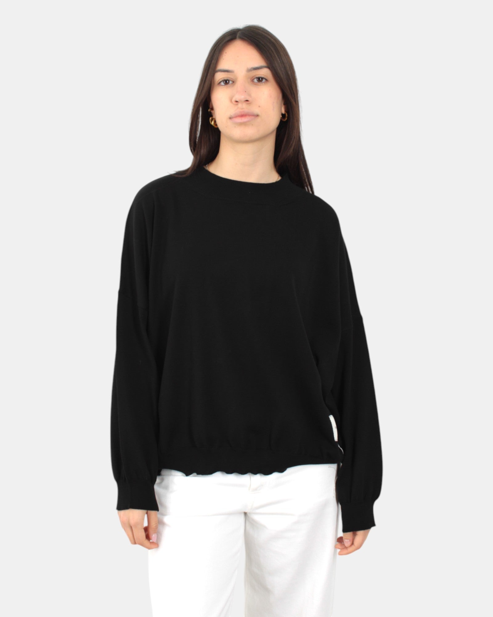 MAGLIE A GIROCOLLO Nero Jei-o