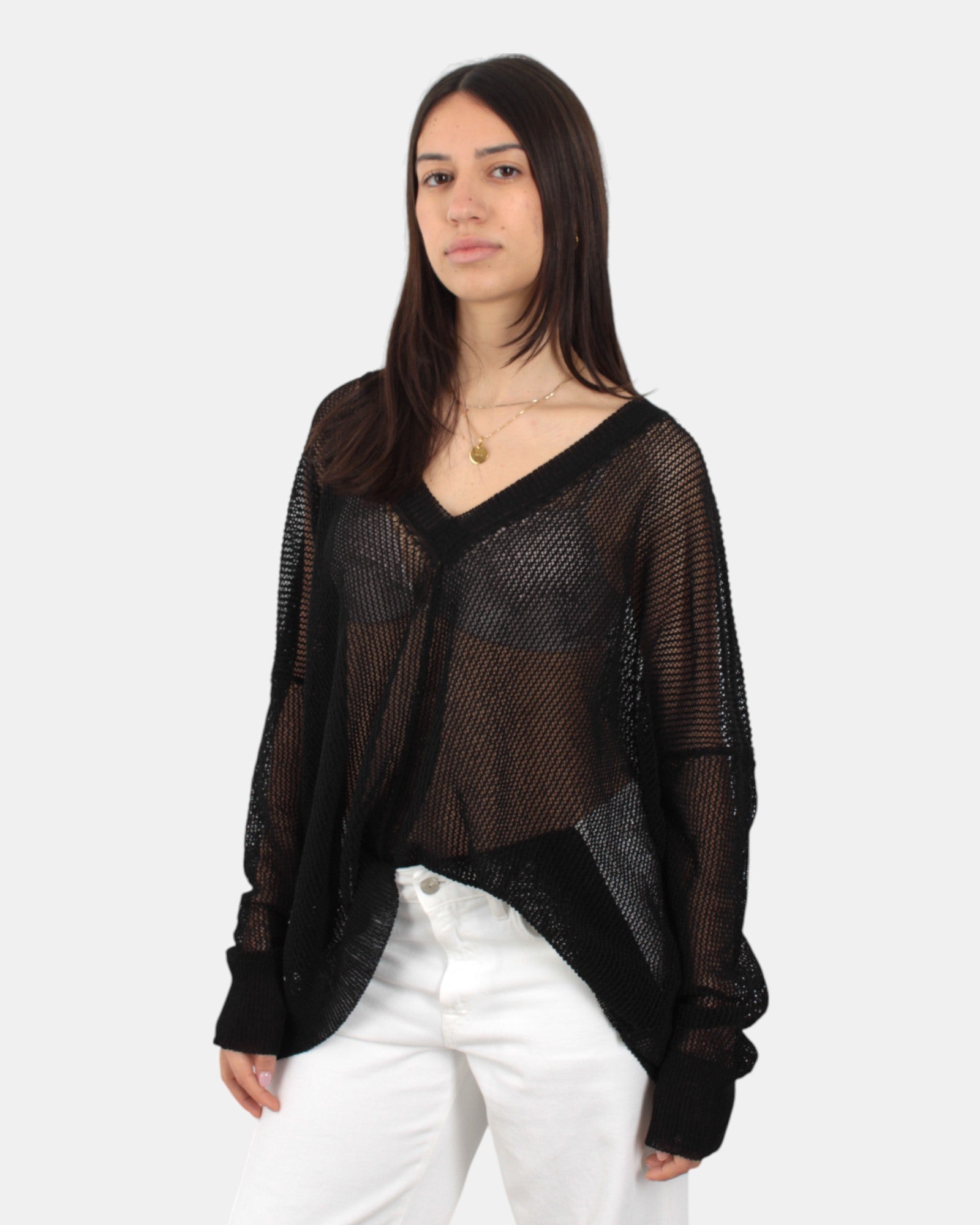 MAGLIE A GIROCOLLO Nero Jei-o