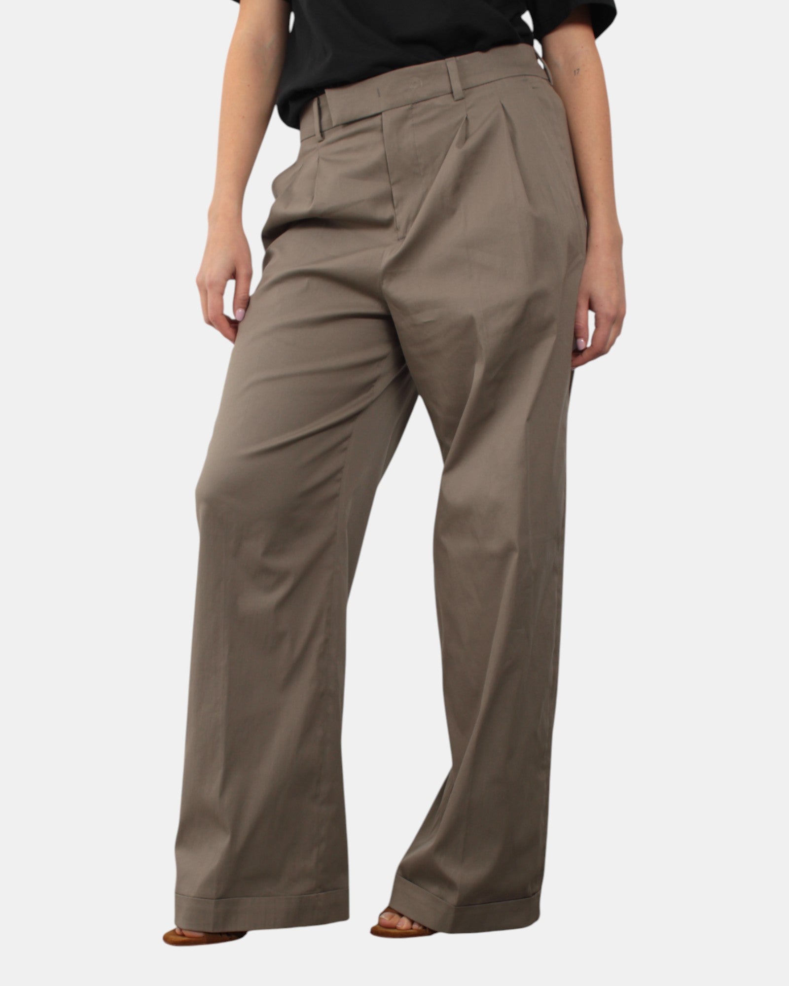 PANTALONI Marrone Briglia