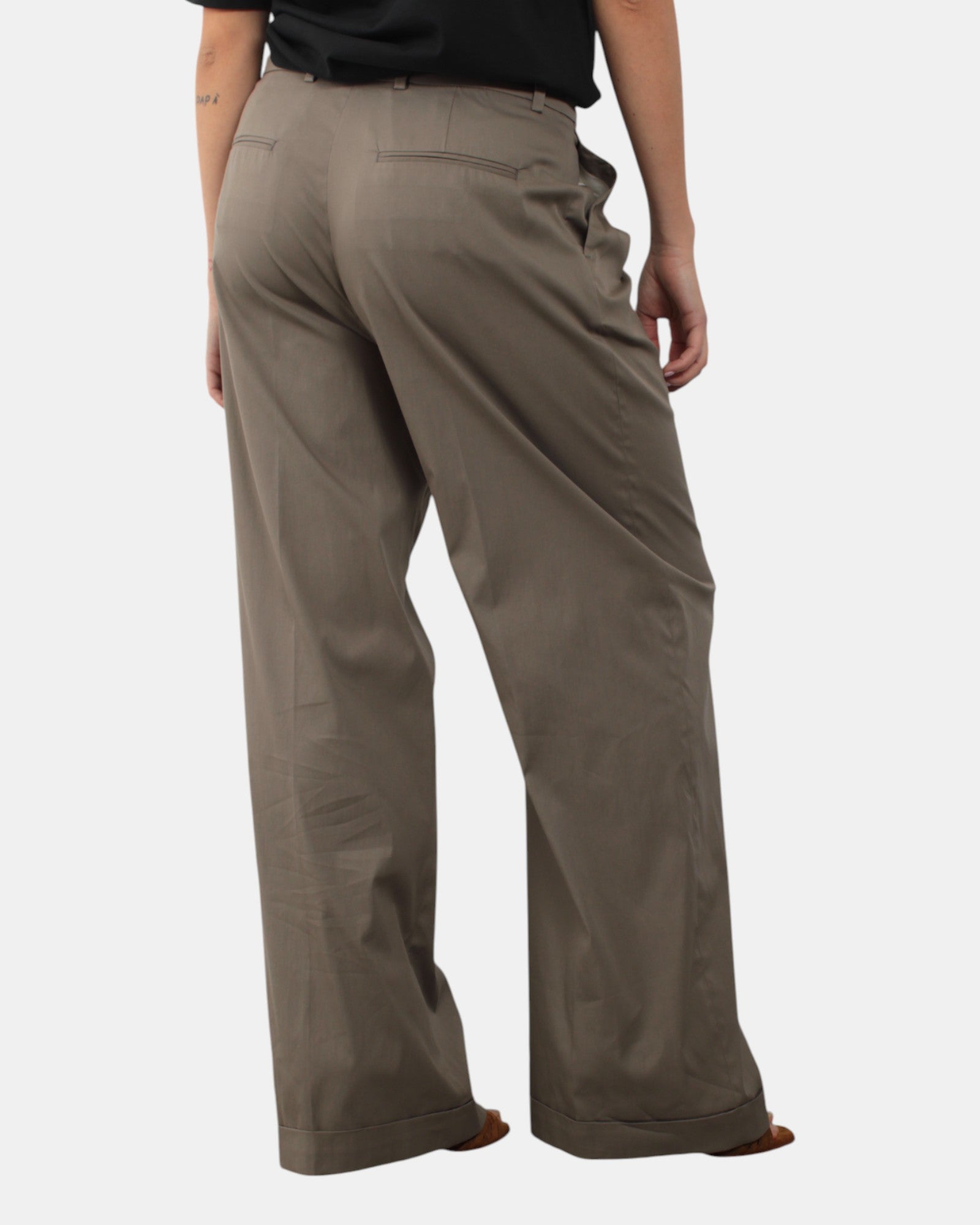 PANTALONI Marrone Briglia