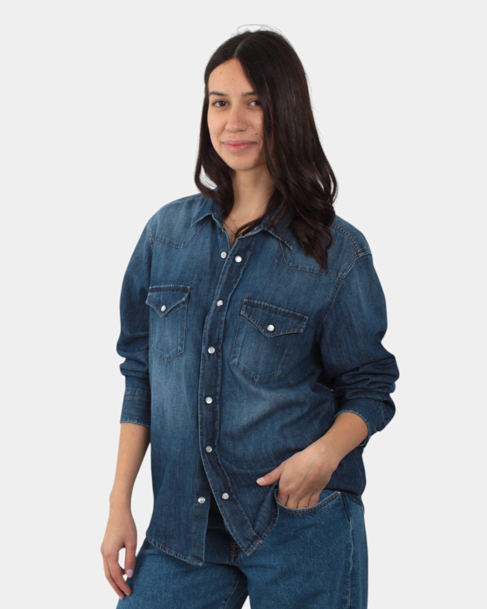 CAMICIE MANICA LUNGA Blu Roy Roger's