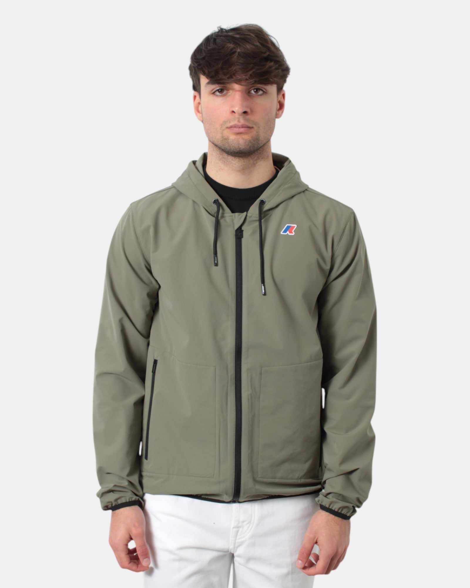 FELPE CON ZIP Verde K Way