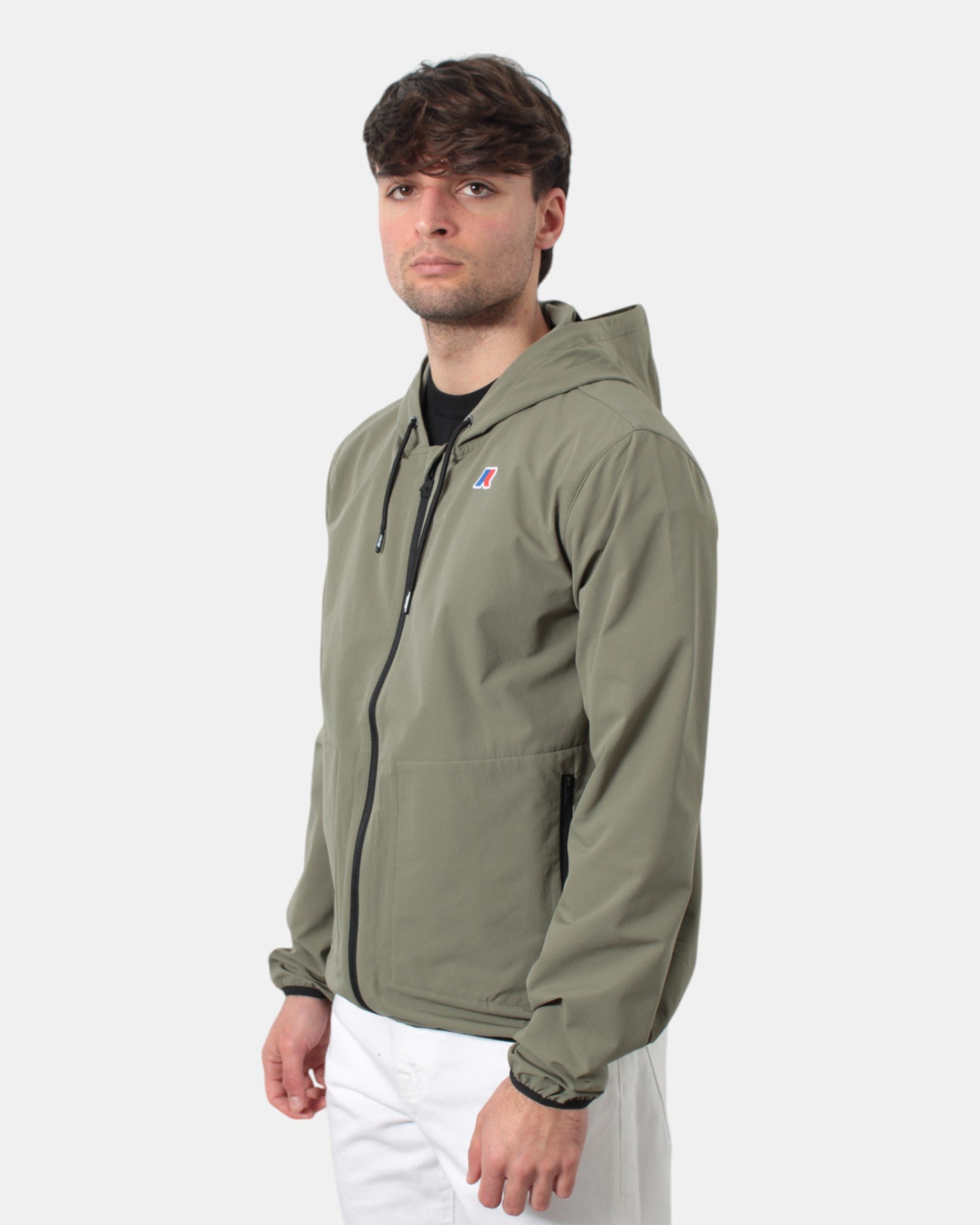 FELPE CON ZIP Verde K Way