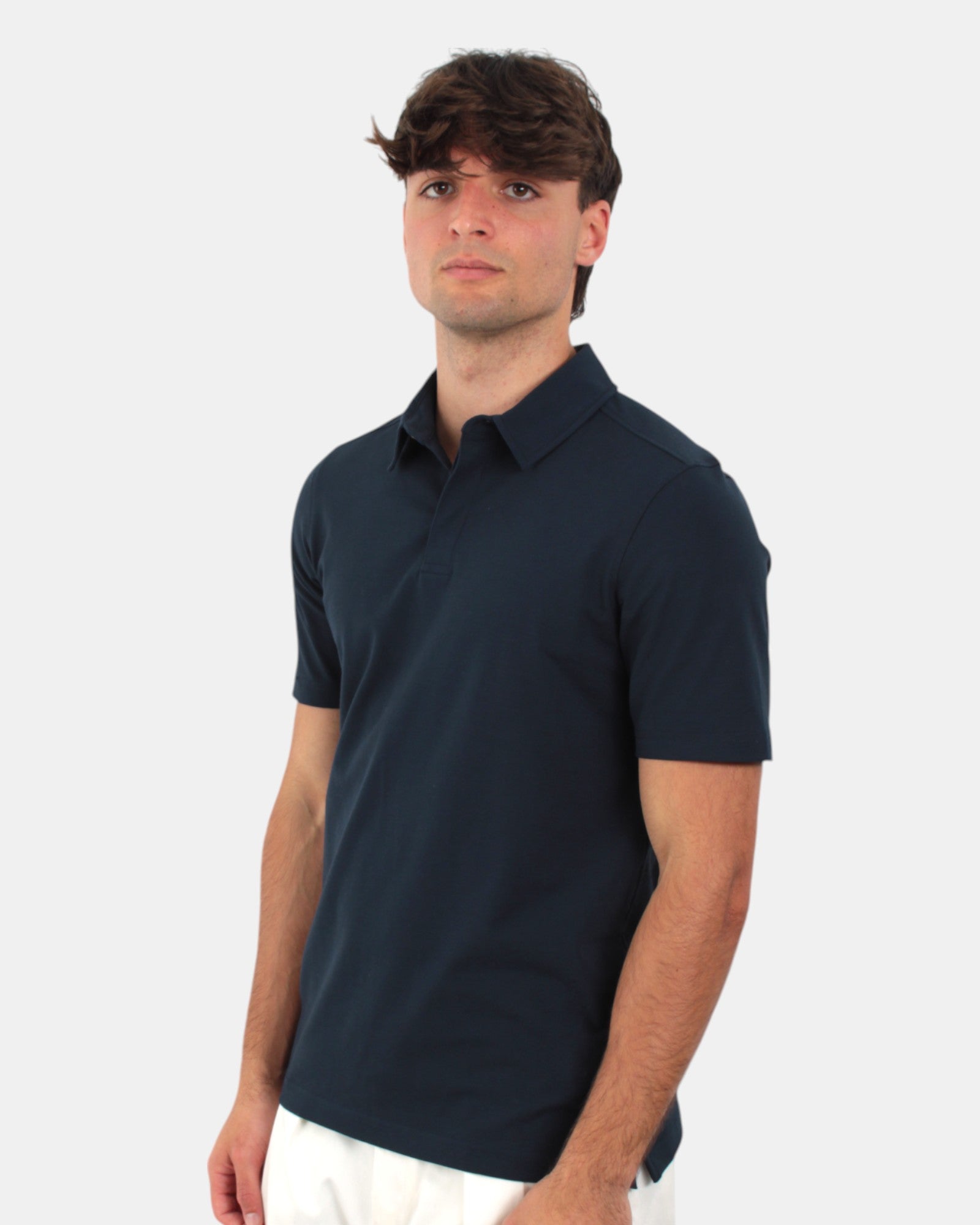 POLO A MANICA CORTA Blu K Way