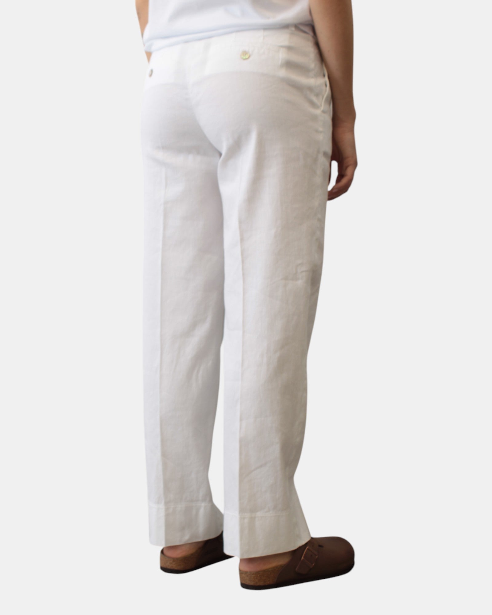 PANTALONI Bianco Re-hash