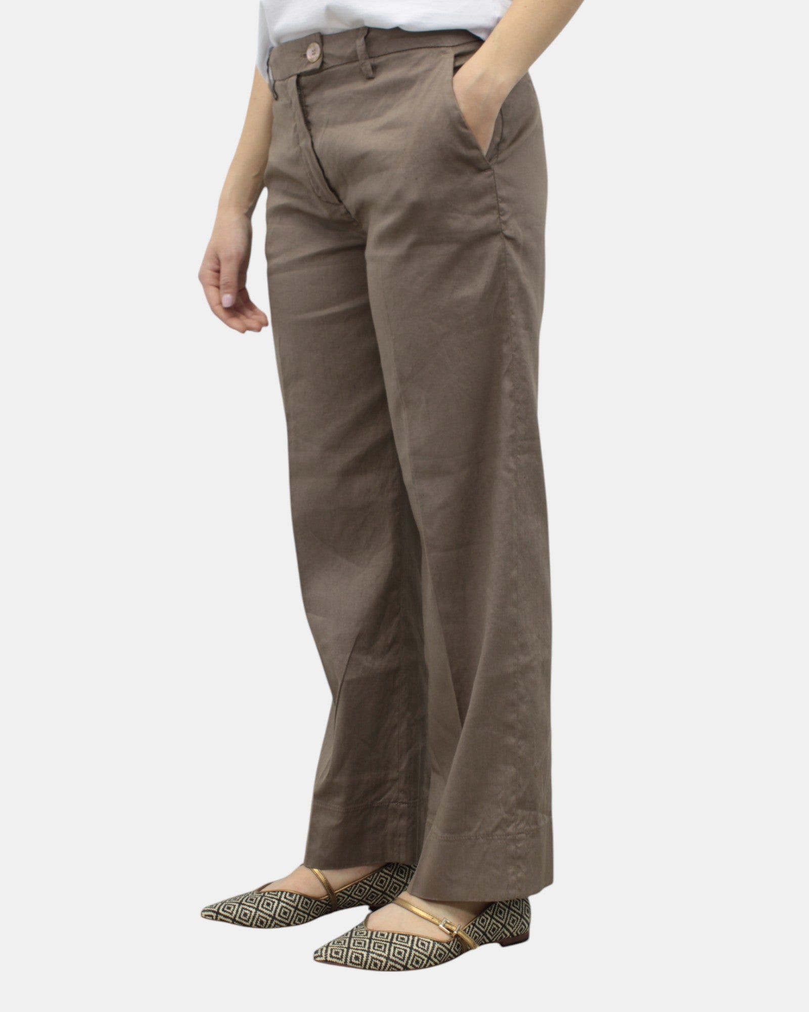 PANTALONI Marrone Re-hash