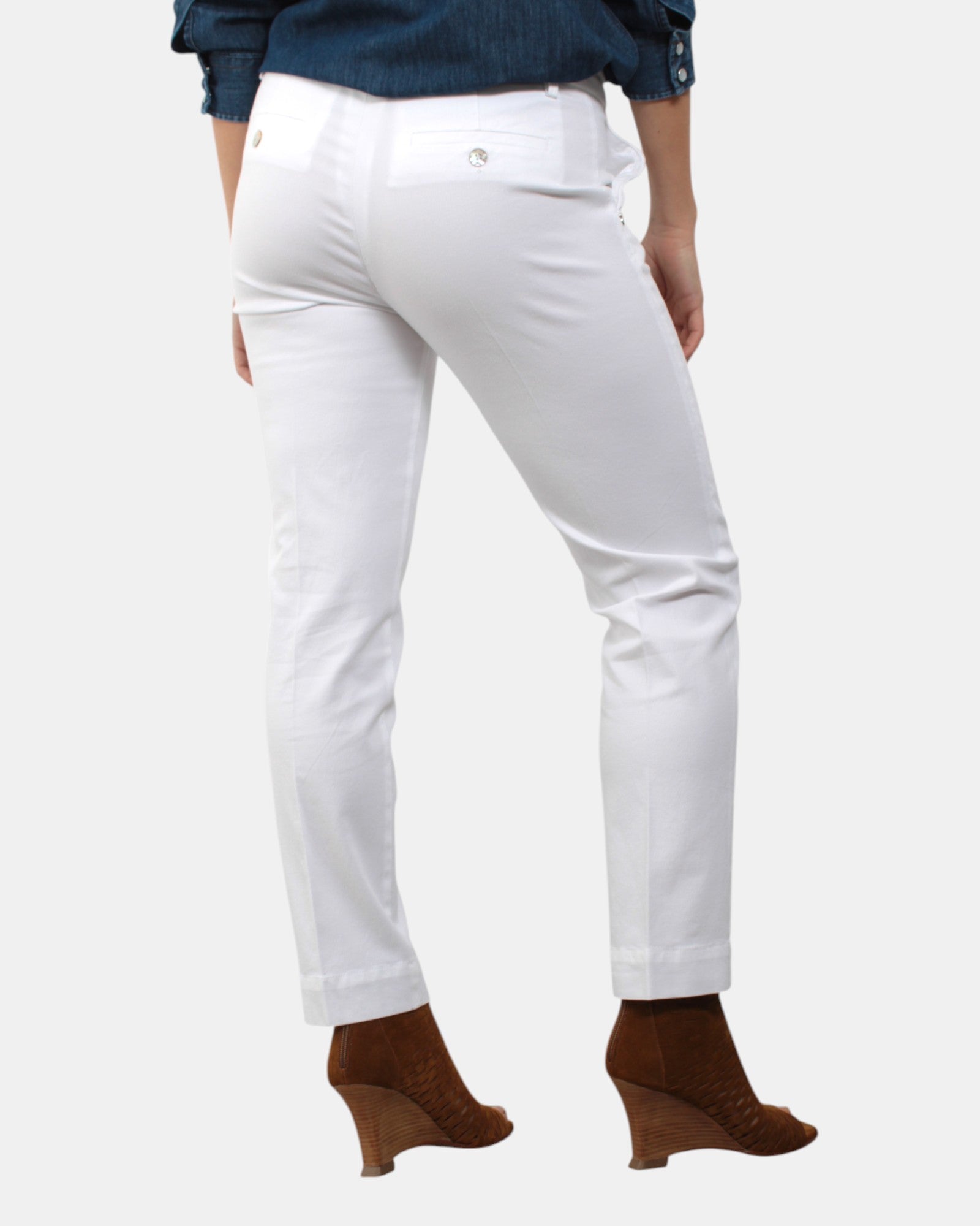 PANTALONI Bianco Re-hash