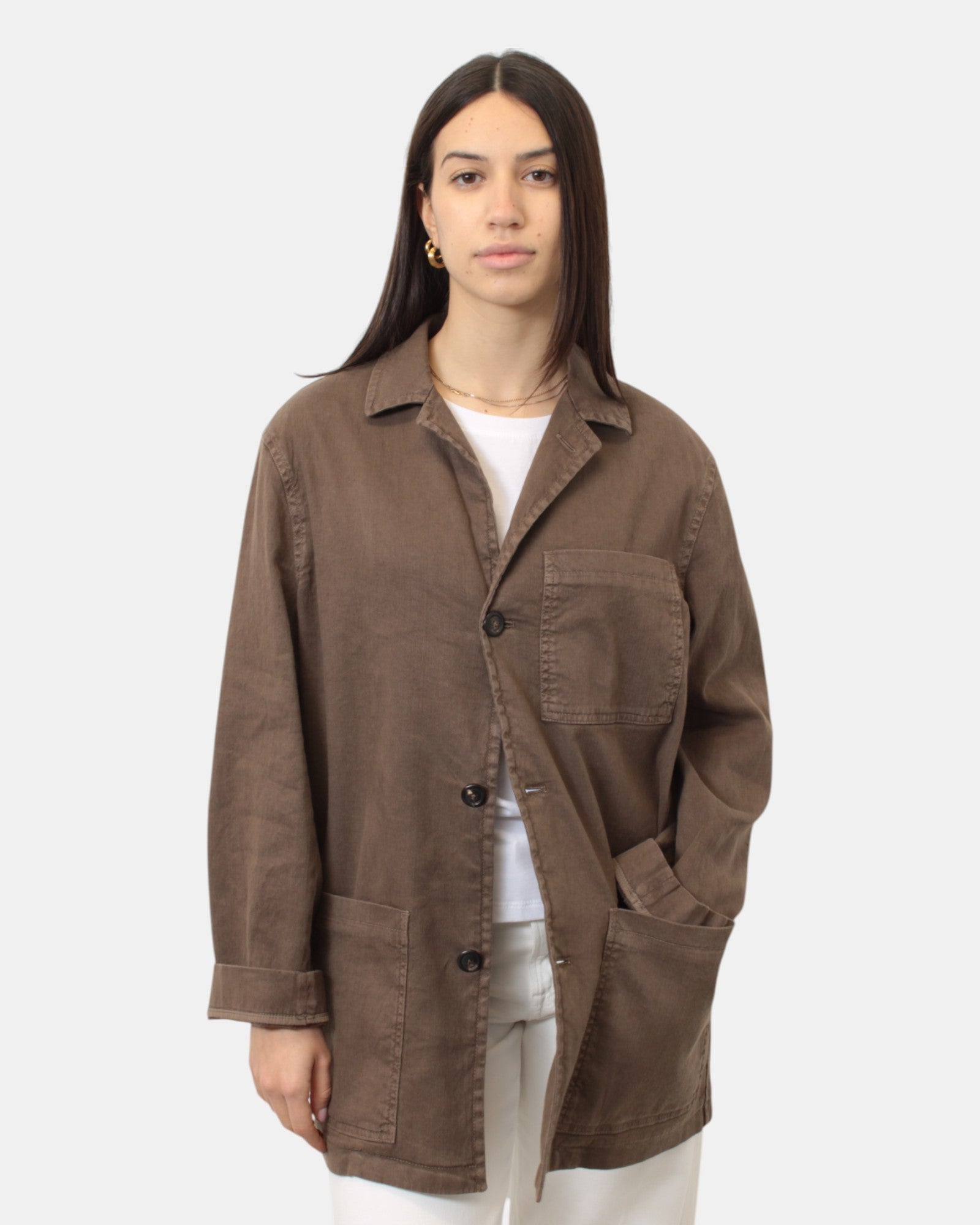 OVER SHIRT Marrone Circolo 1901