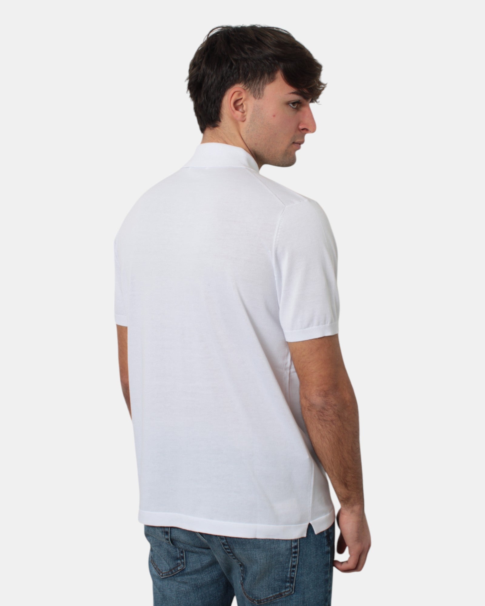 POLO A MANICA CORTA Bianco Kangra
