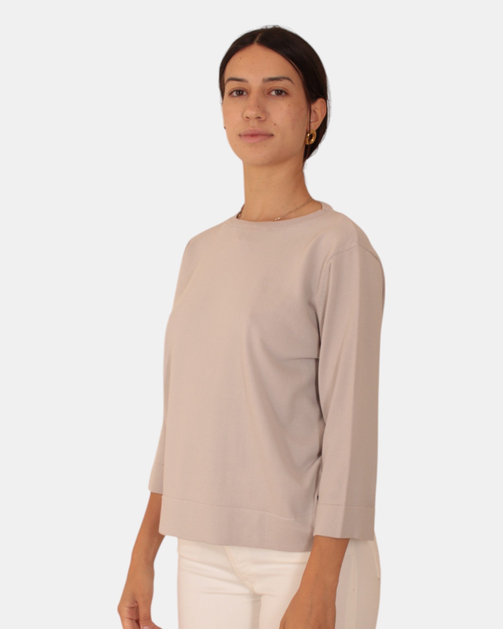 MAGLIE A GIROCOLLO Grigio Kangra