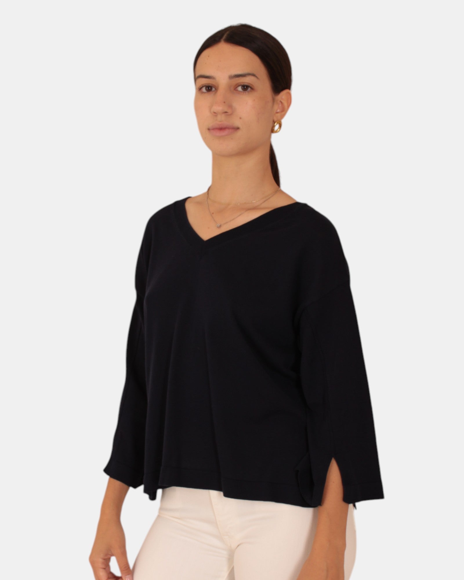 MAGLIE A V Blu Kangra