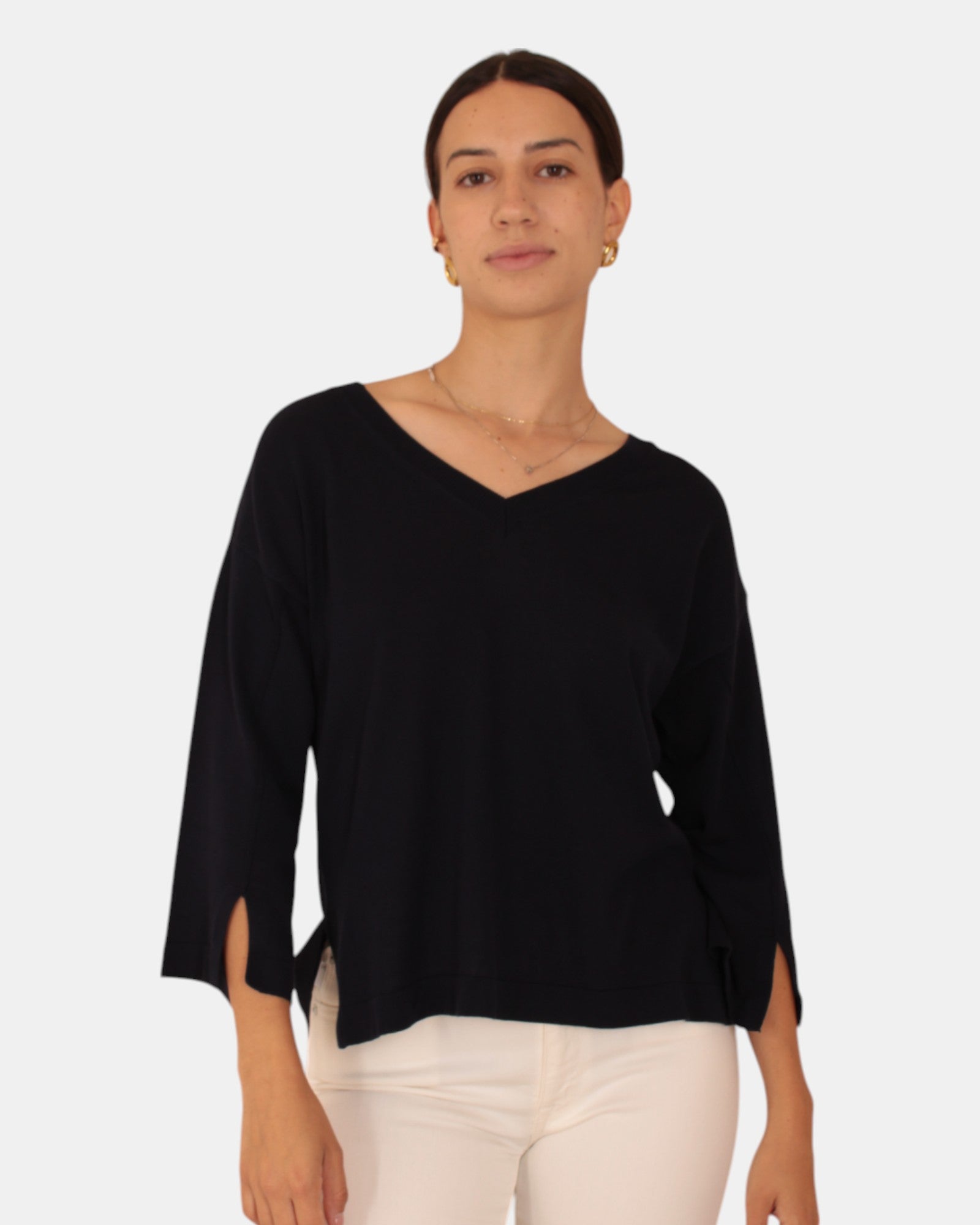 MAGLIE A V Blu Kangra