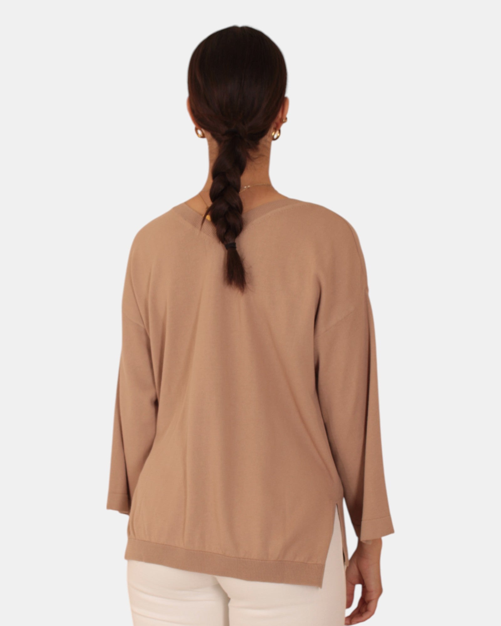 MAGLIE A V Beige Kangra