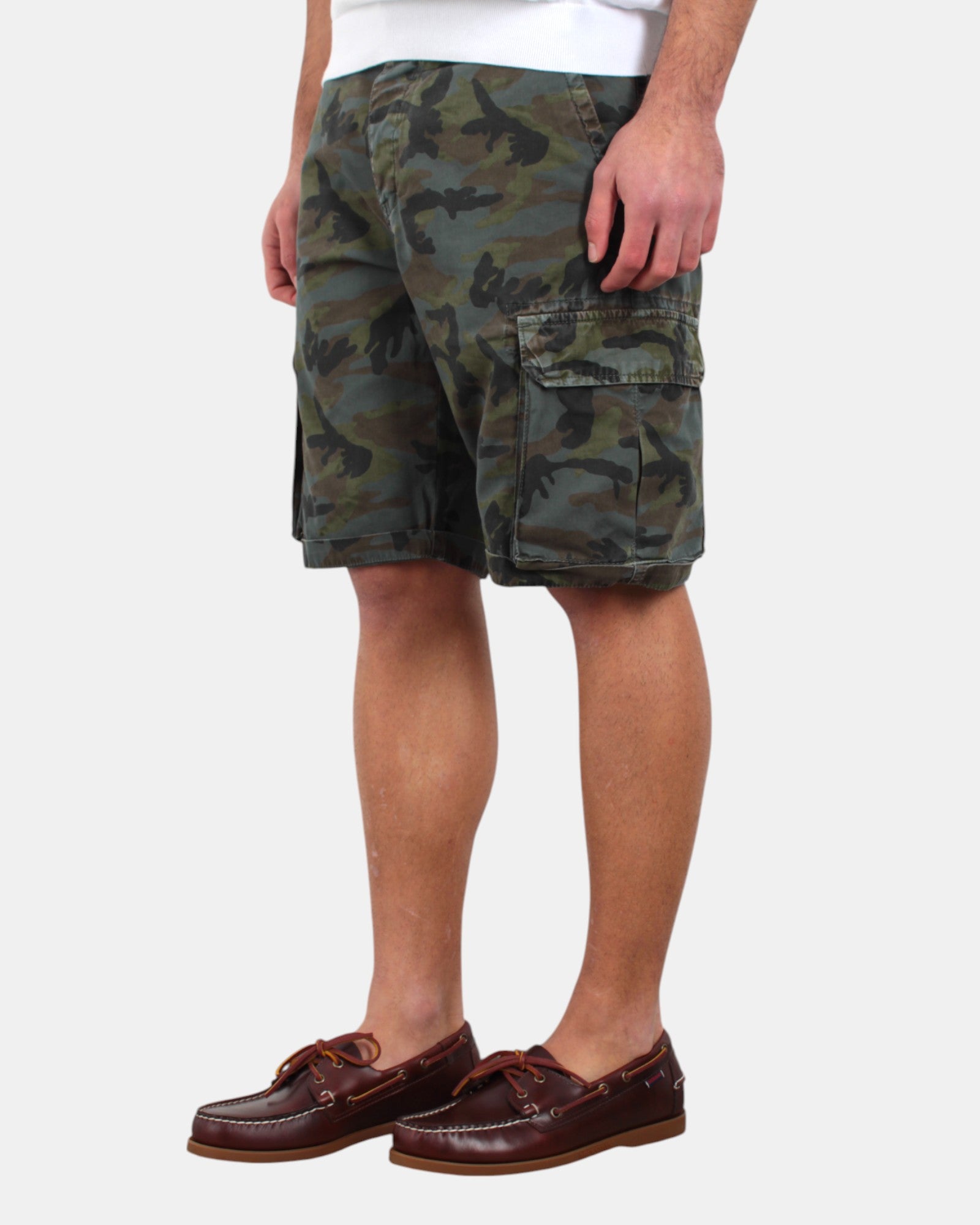 BERMUDA CARGO Verde 40 Weft