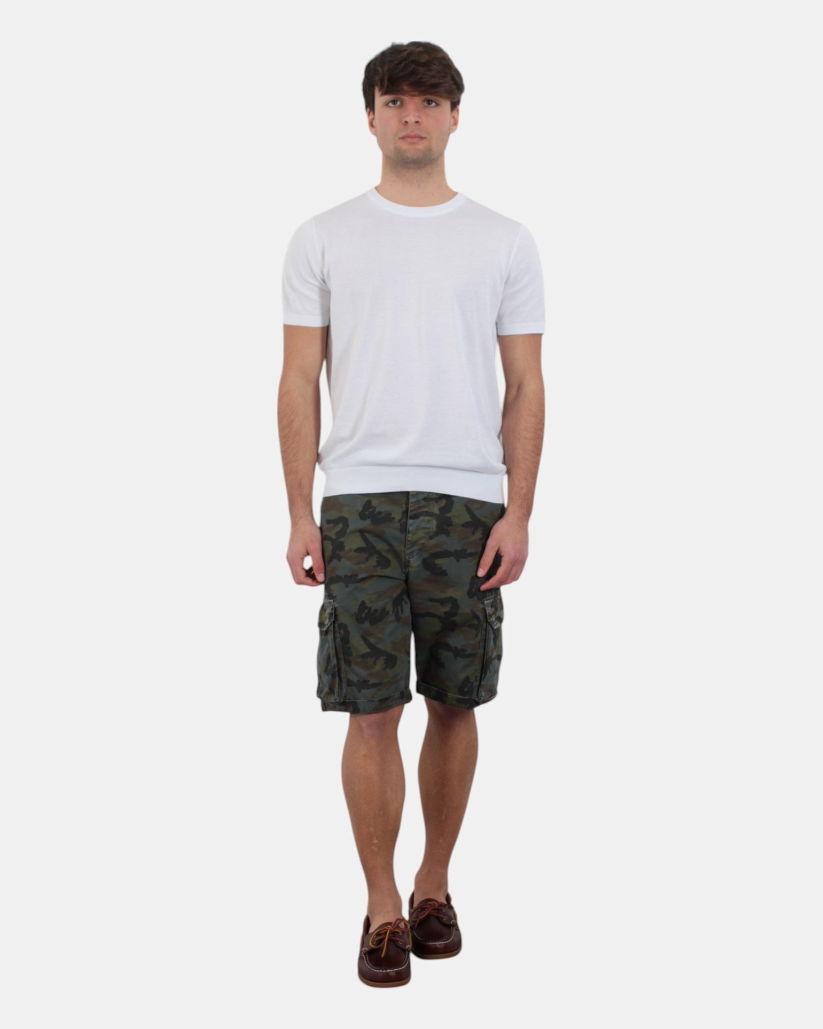 BERMUDA CARGO Verde 40 Weft