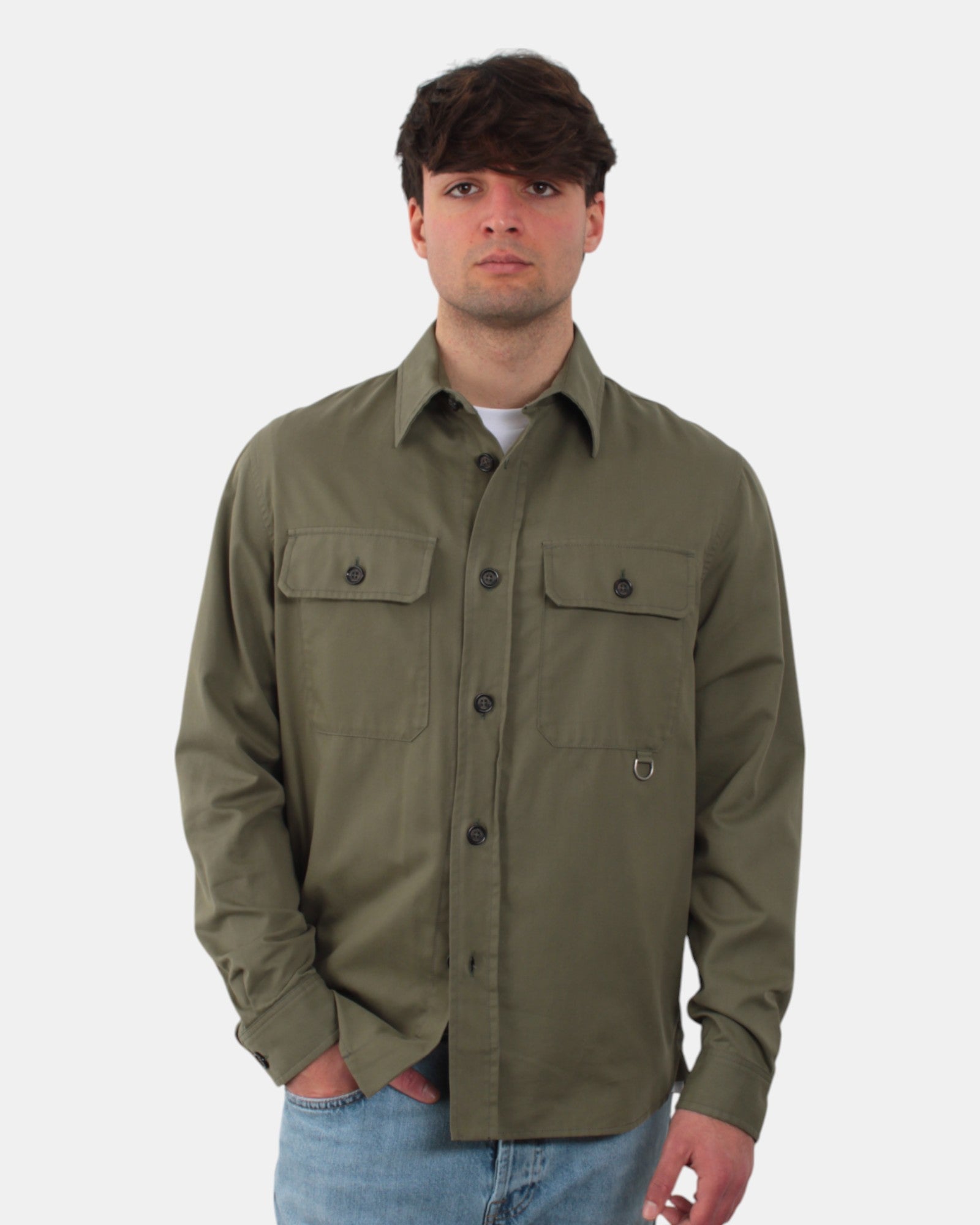 CAMICIE MANICA LUNGA Verde Paolo Pecora