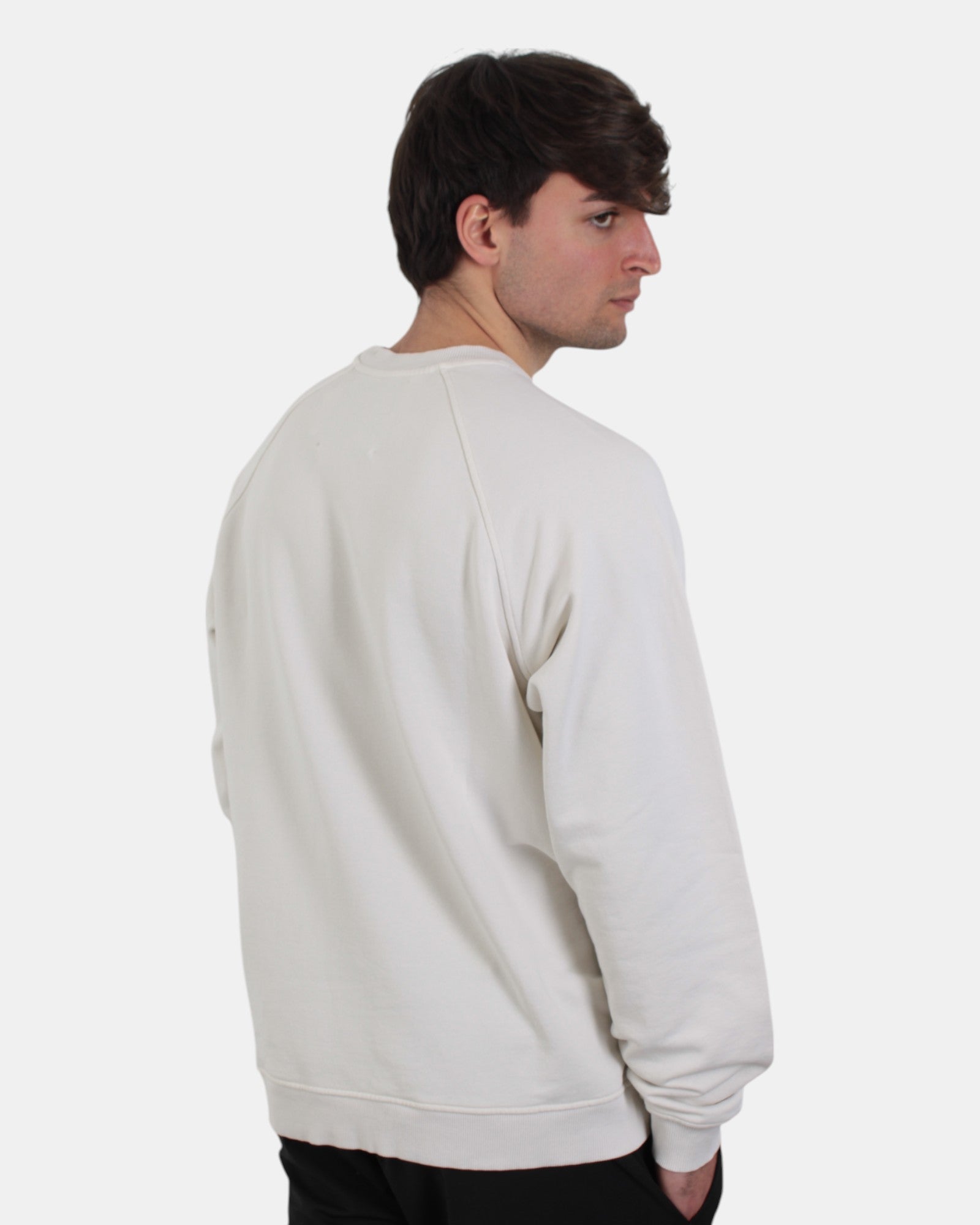 FELPE A GIROCOLLO Bianco People