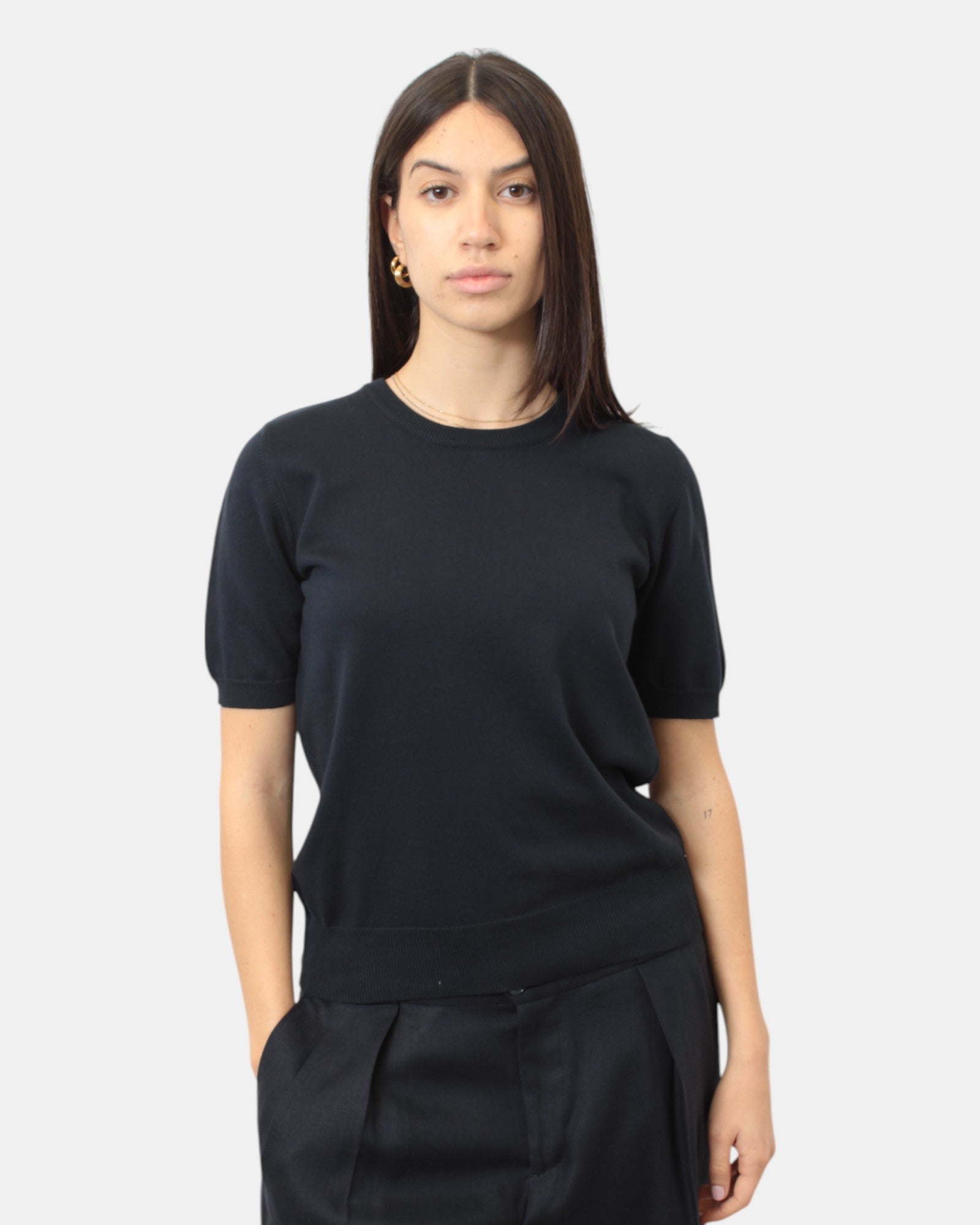 GIROCOLLO MANICA CORTA Blu Hekla & Co