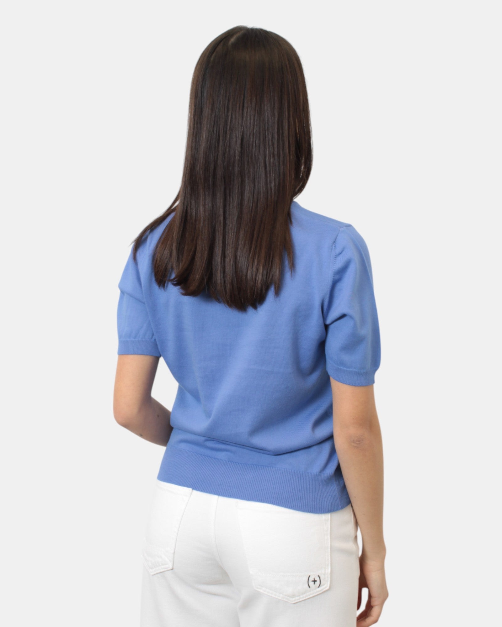 GIROCOLLO MANICA CORTA Blu Hekla & Co