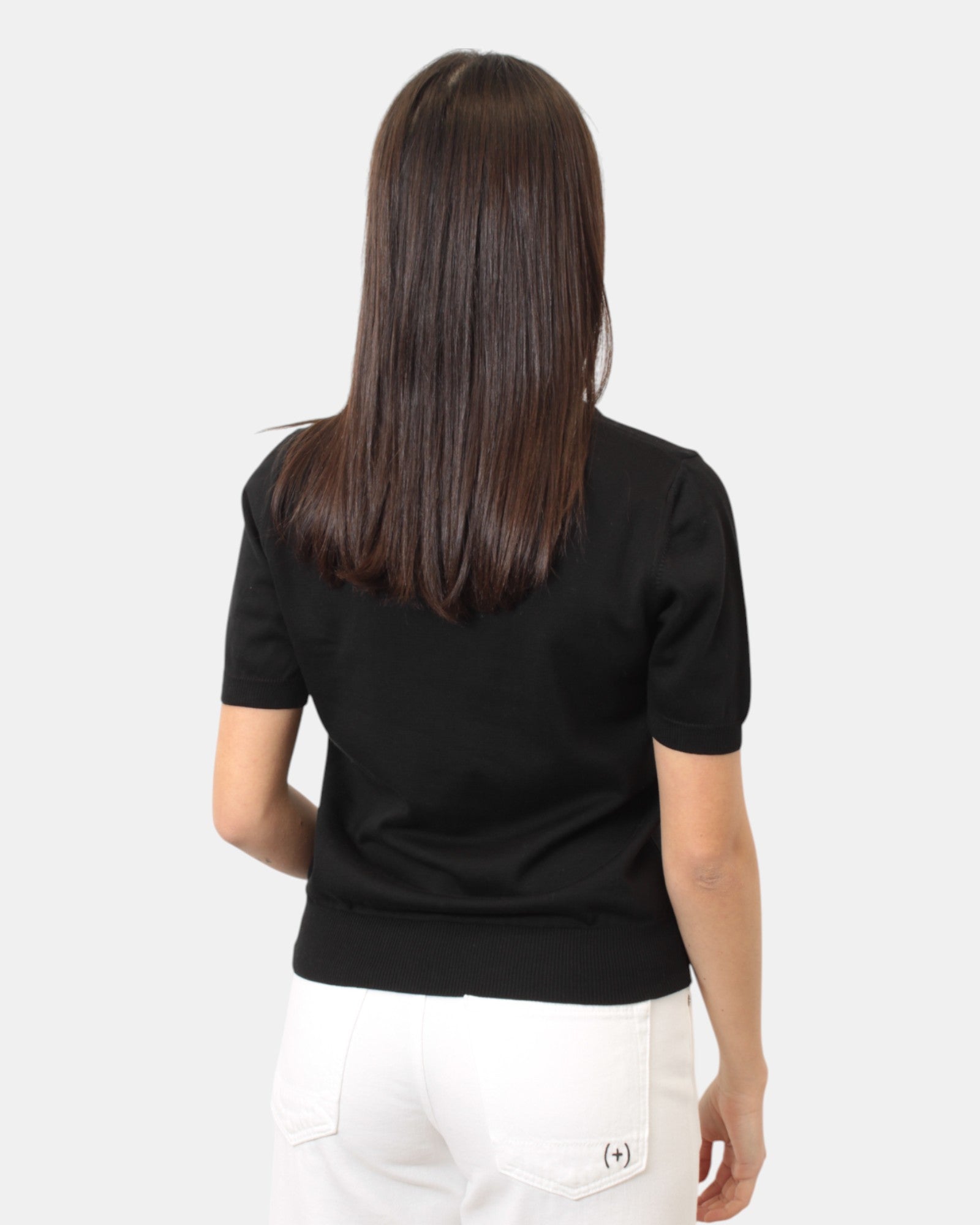 GIROCOLLO MANICA CORTA Nero Hekla & Co