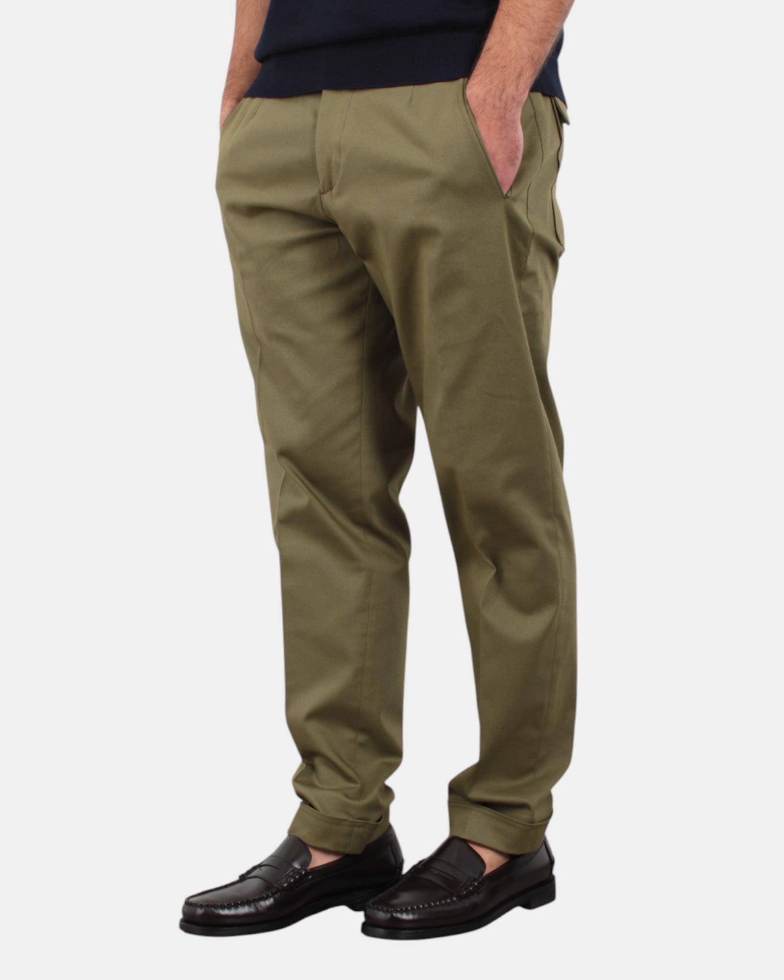 PANTALONI CARGO Verde Michele Carbone