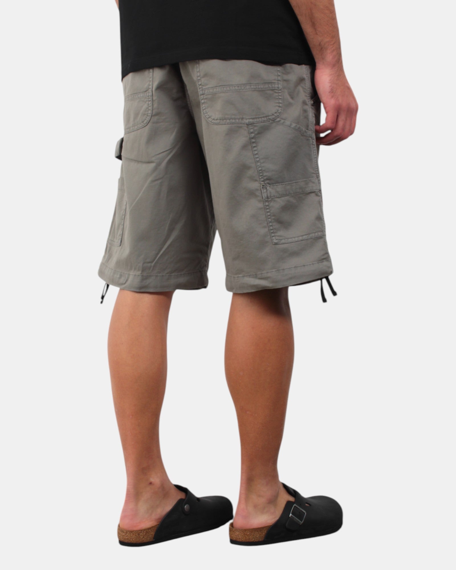 PANTALONI CON COULISSE Grigio White Sand