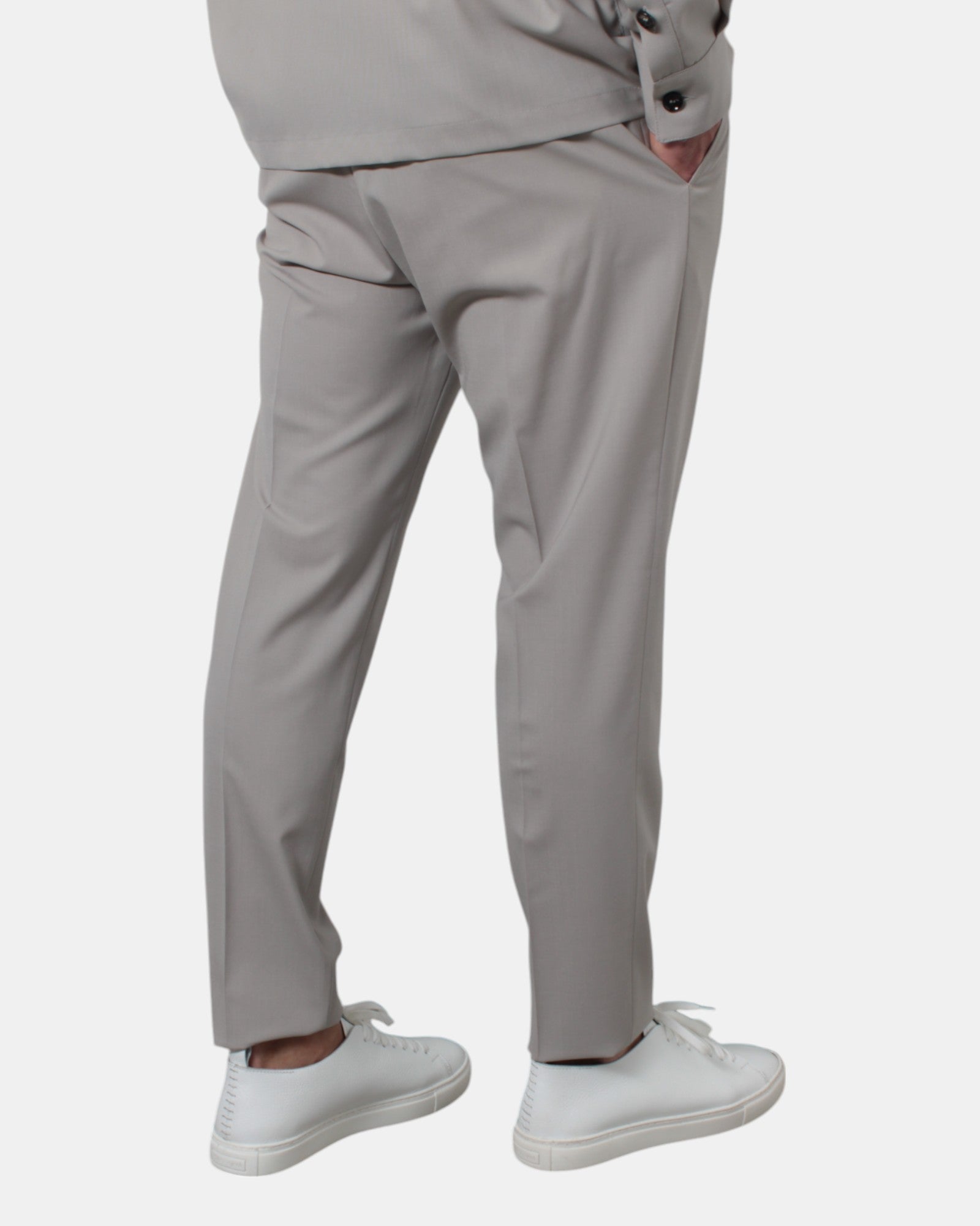 PANTALONI CON COULISSE Grigio Be.able