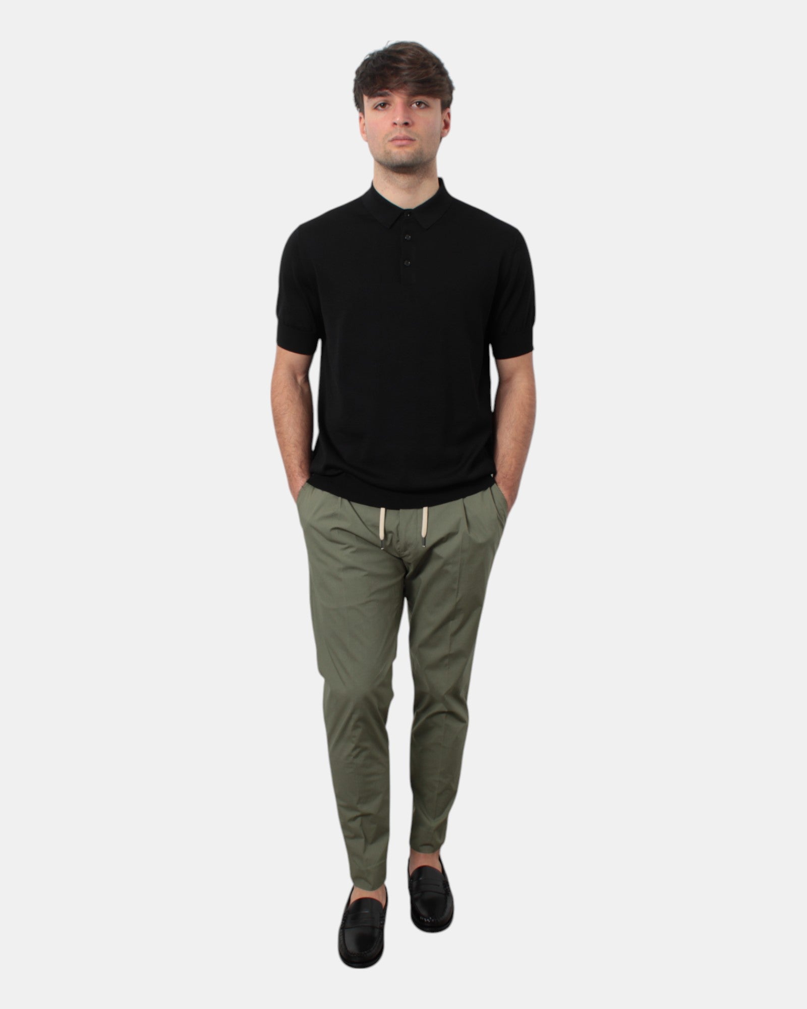 PANTALONI CON COULISSE Verde Be.able