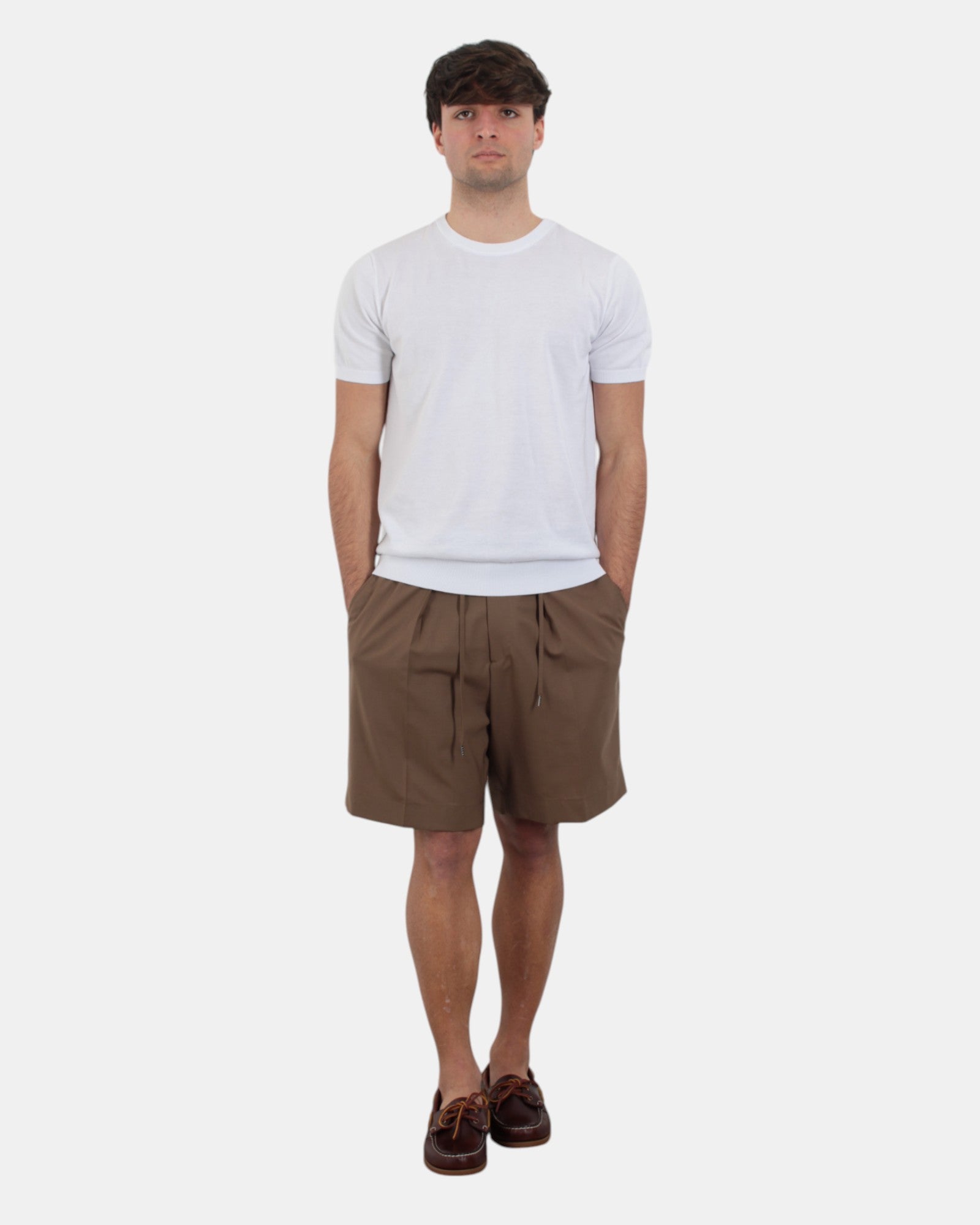 BERMUDA TASCA A FILO Marrone Be.able