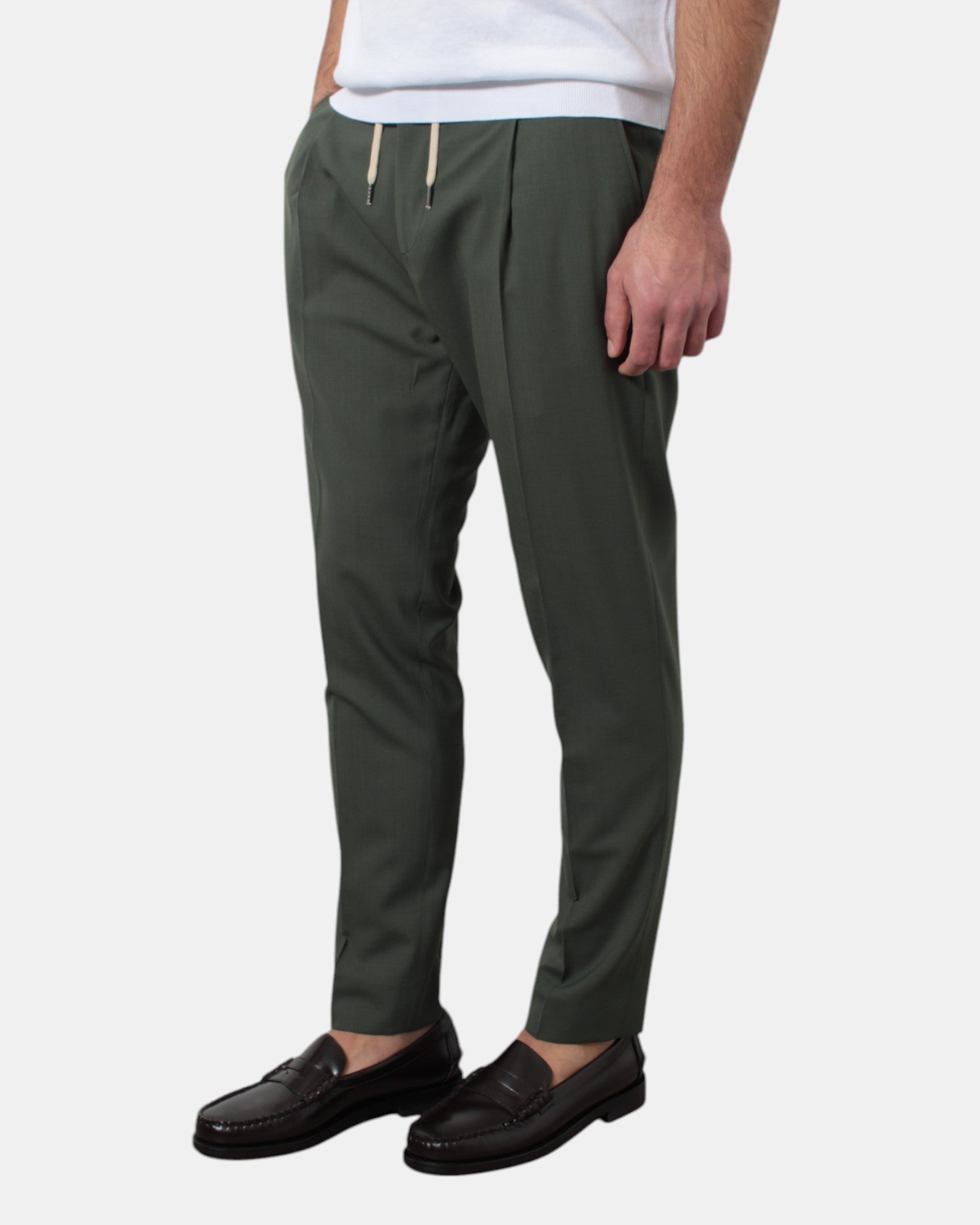 PANTALONI CON COULISSE Verde Be.able