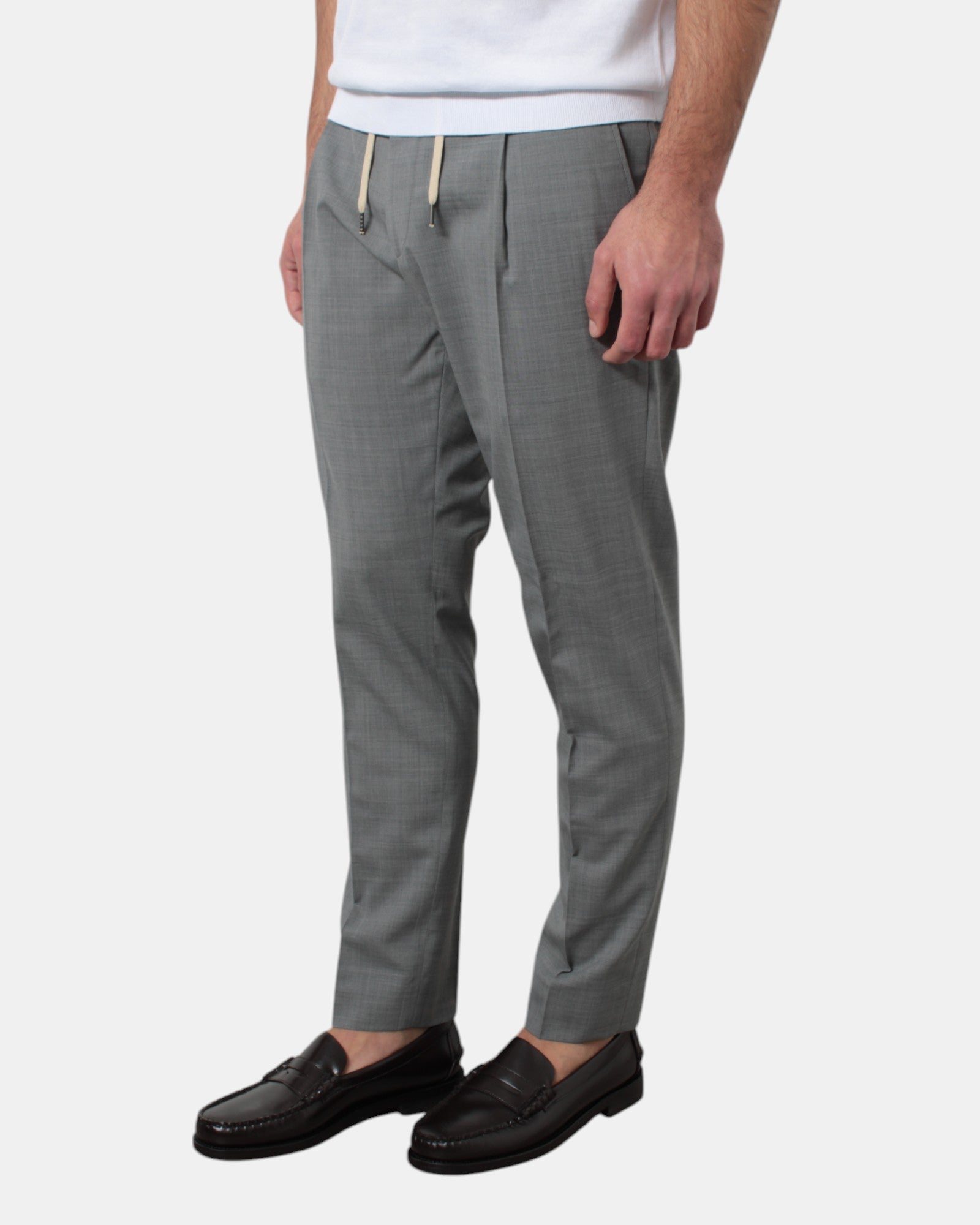 PANTALONI CON COULISSE Grigio Be.able