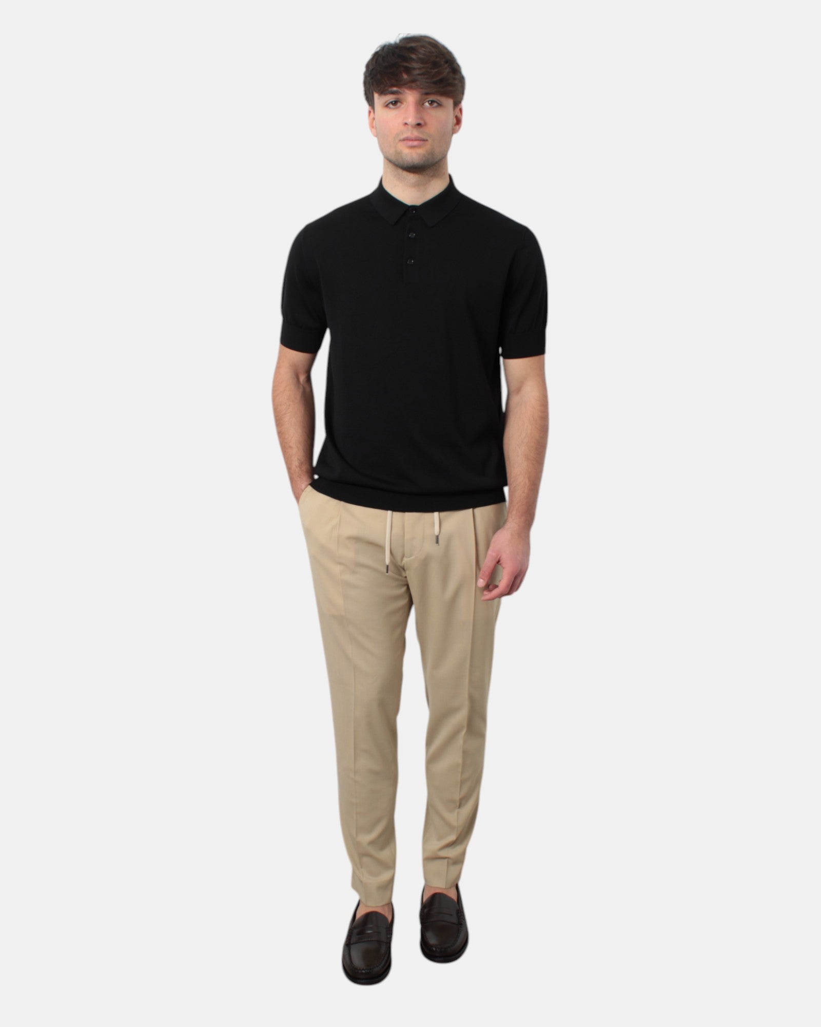 PANTALONI CON COULISSE Beige Be.able