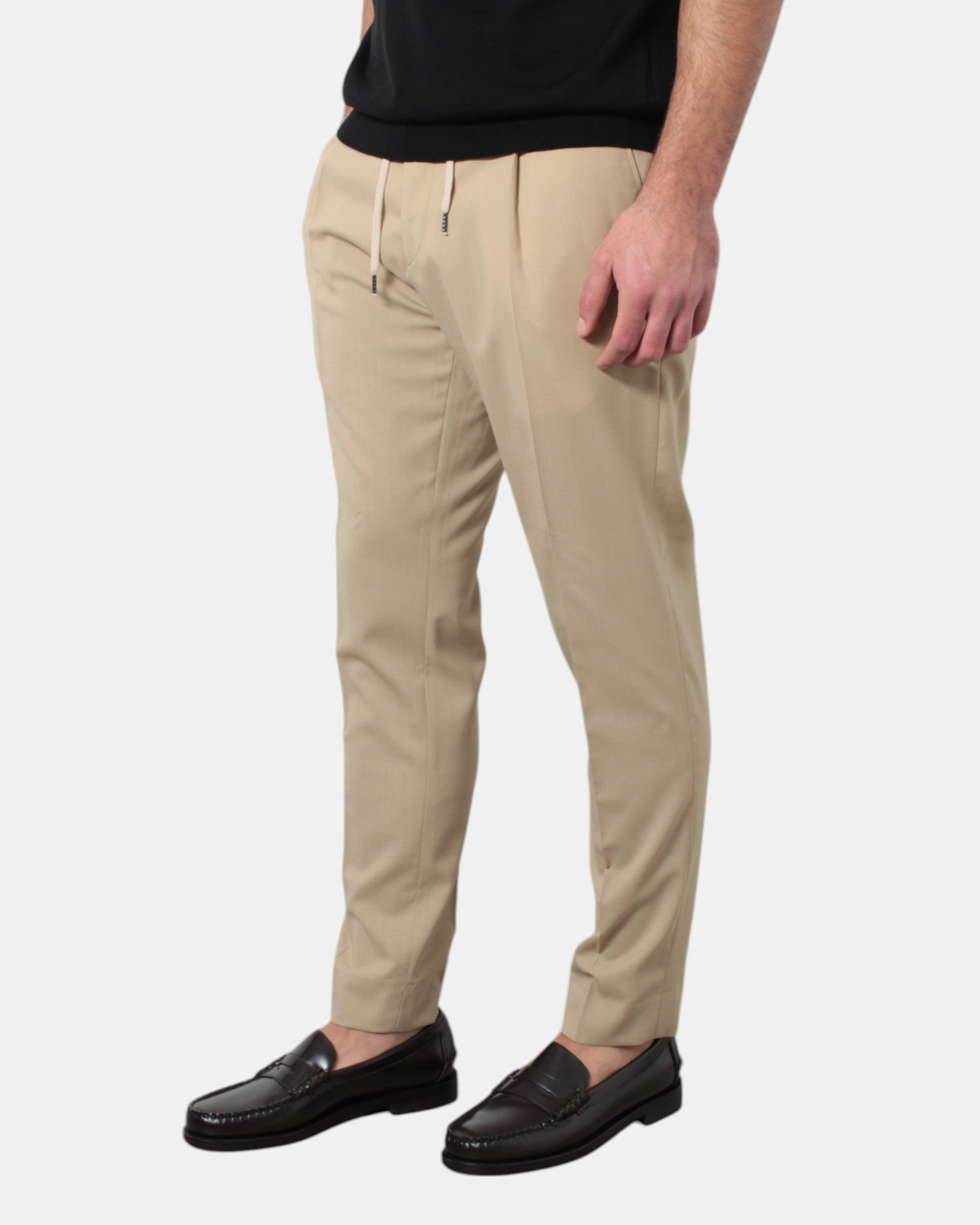 PANTALONI CON COULISSE Beige Be.able