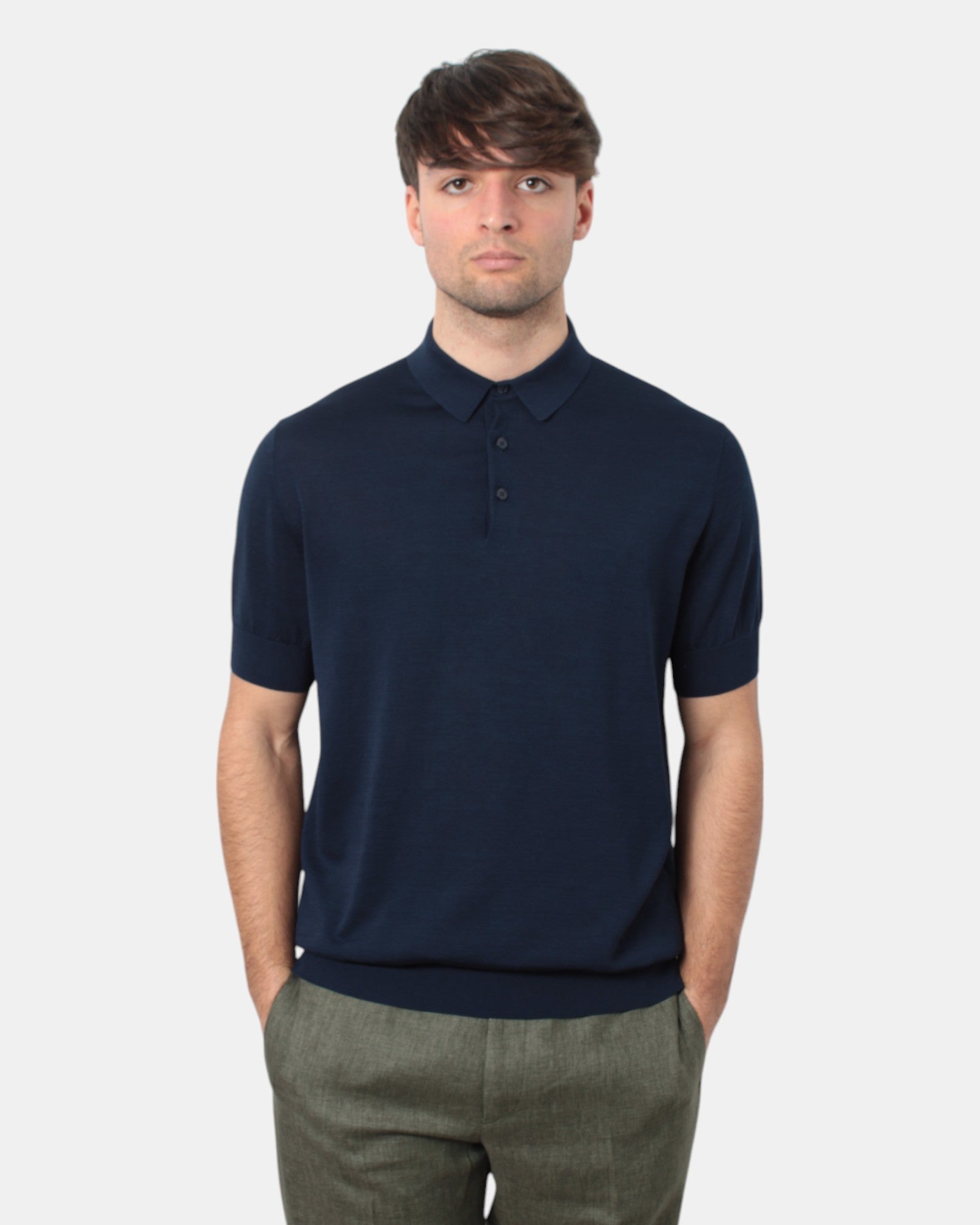 POLO A MANICA CORTA Blu Bellwood