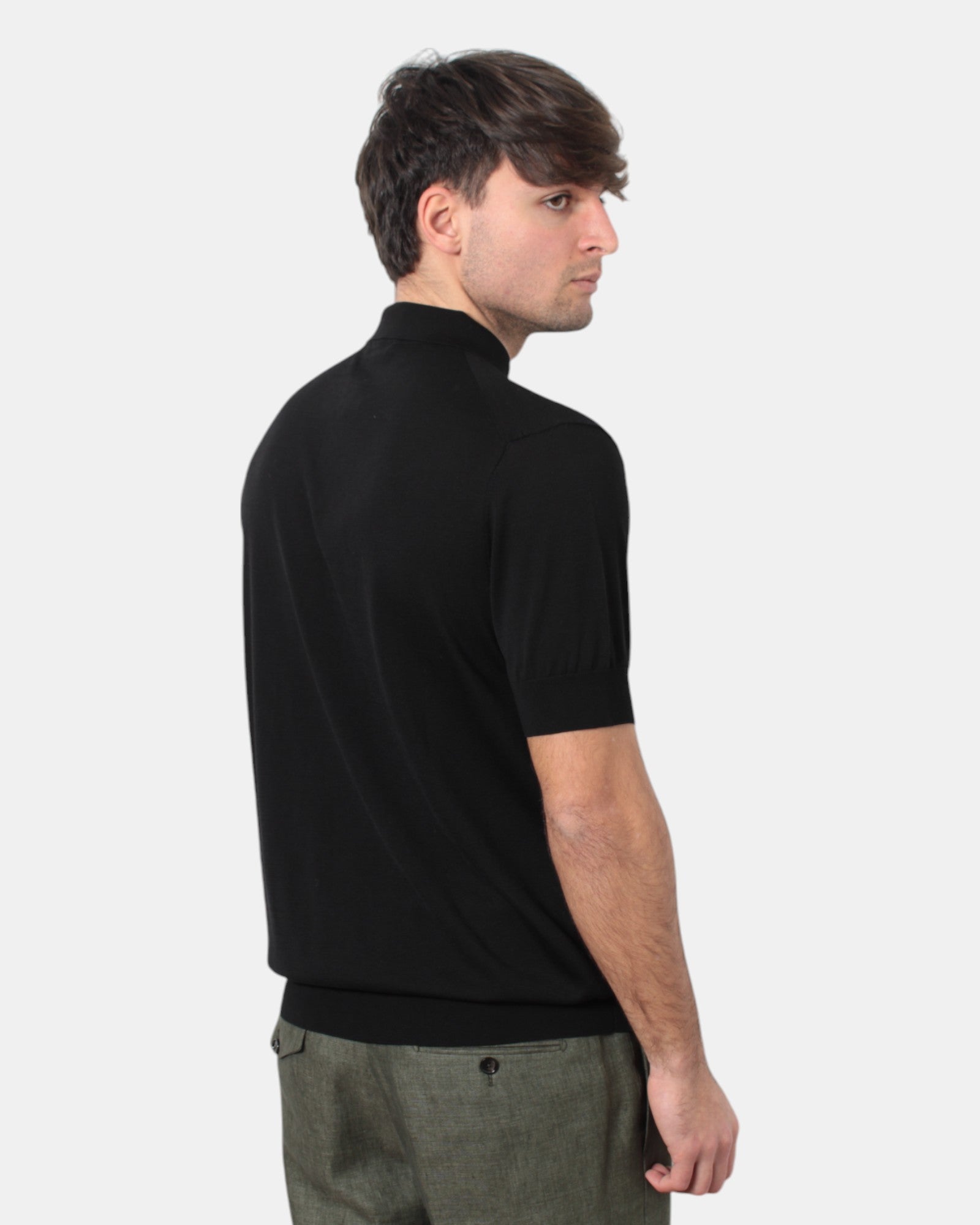 POLO A MANICA CORTA Nero Bellwood