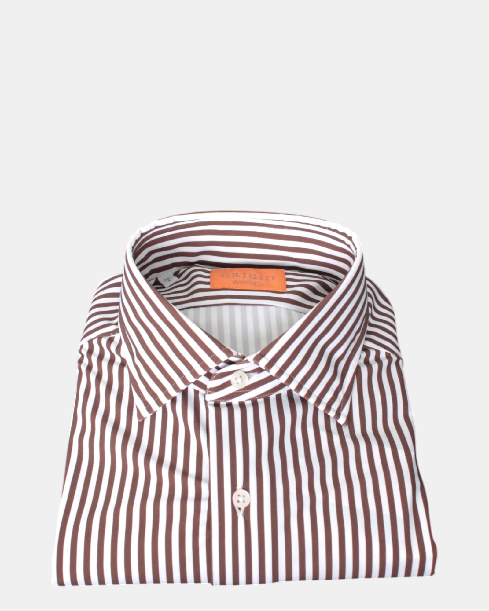 CAMICIE MANICA LUNGA Marrone Grigio