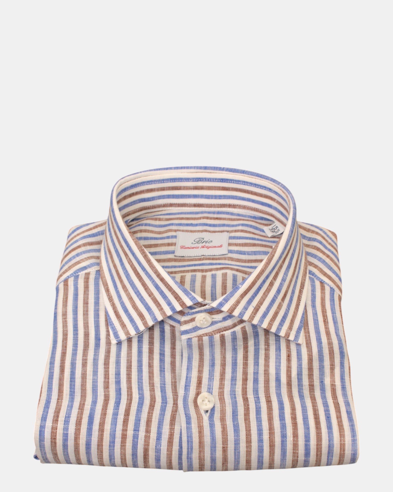 CAMICIE MANICA LUNGA Marrone Brio