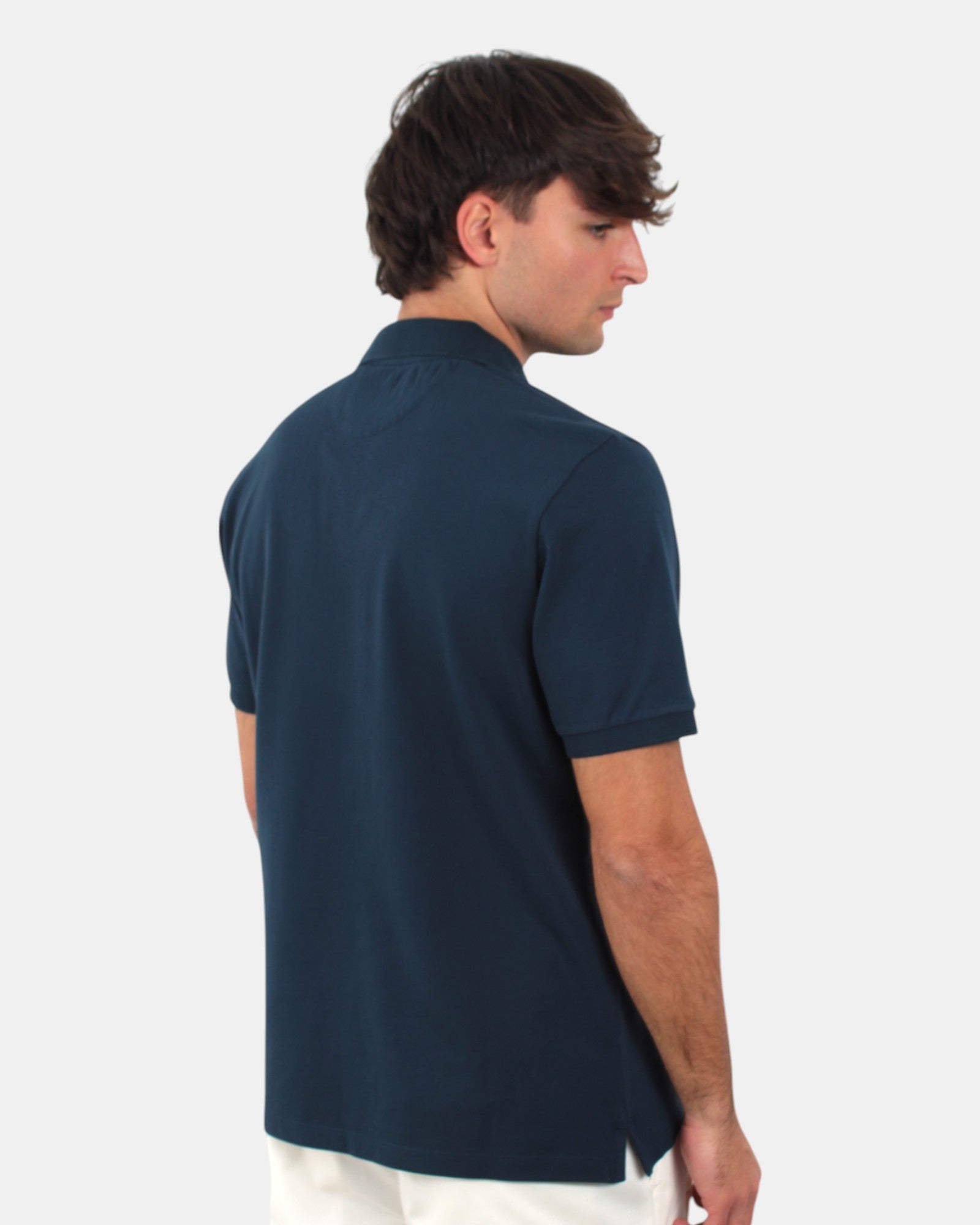 POLO A MANICA CORTA Blu Mc2 Saint Barth