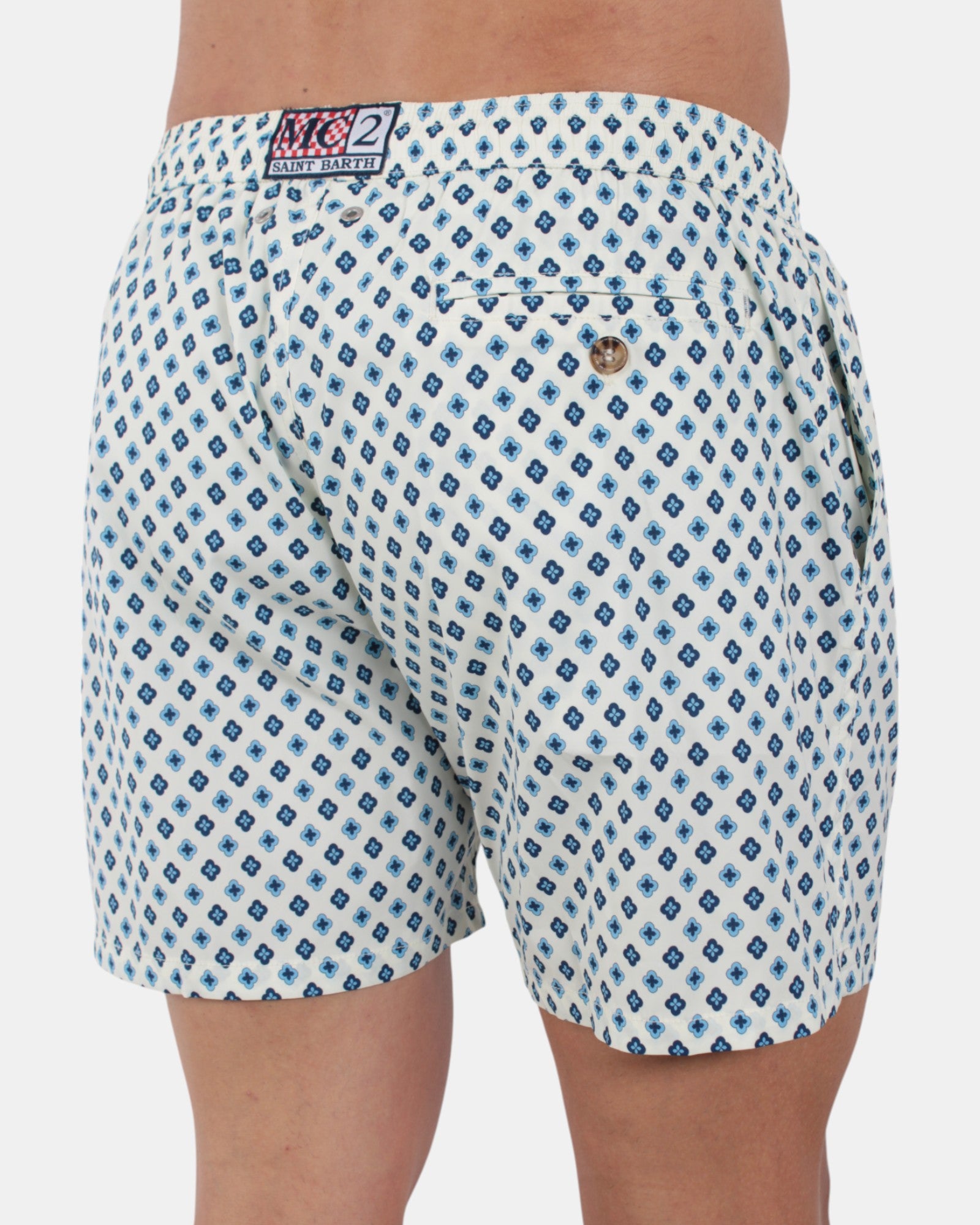 BOXER MARE Bianco Mc2 Saint Barth