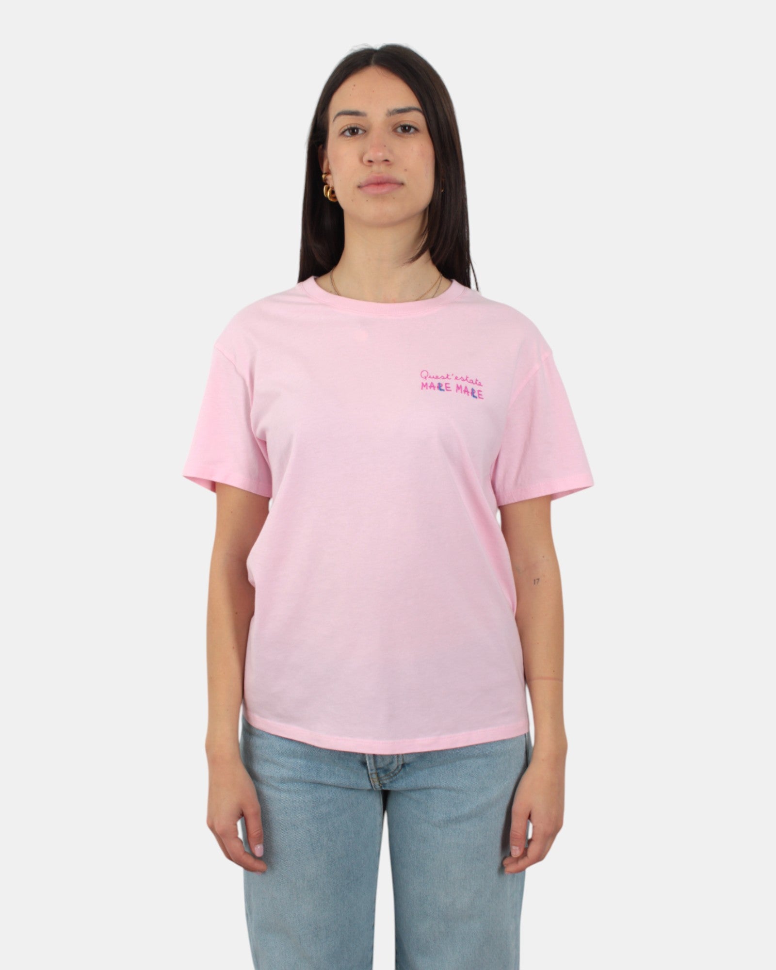 T-SHIRT Rosa Mc2 Saint Barth