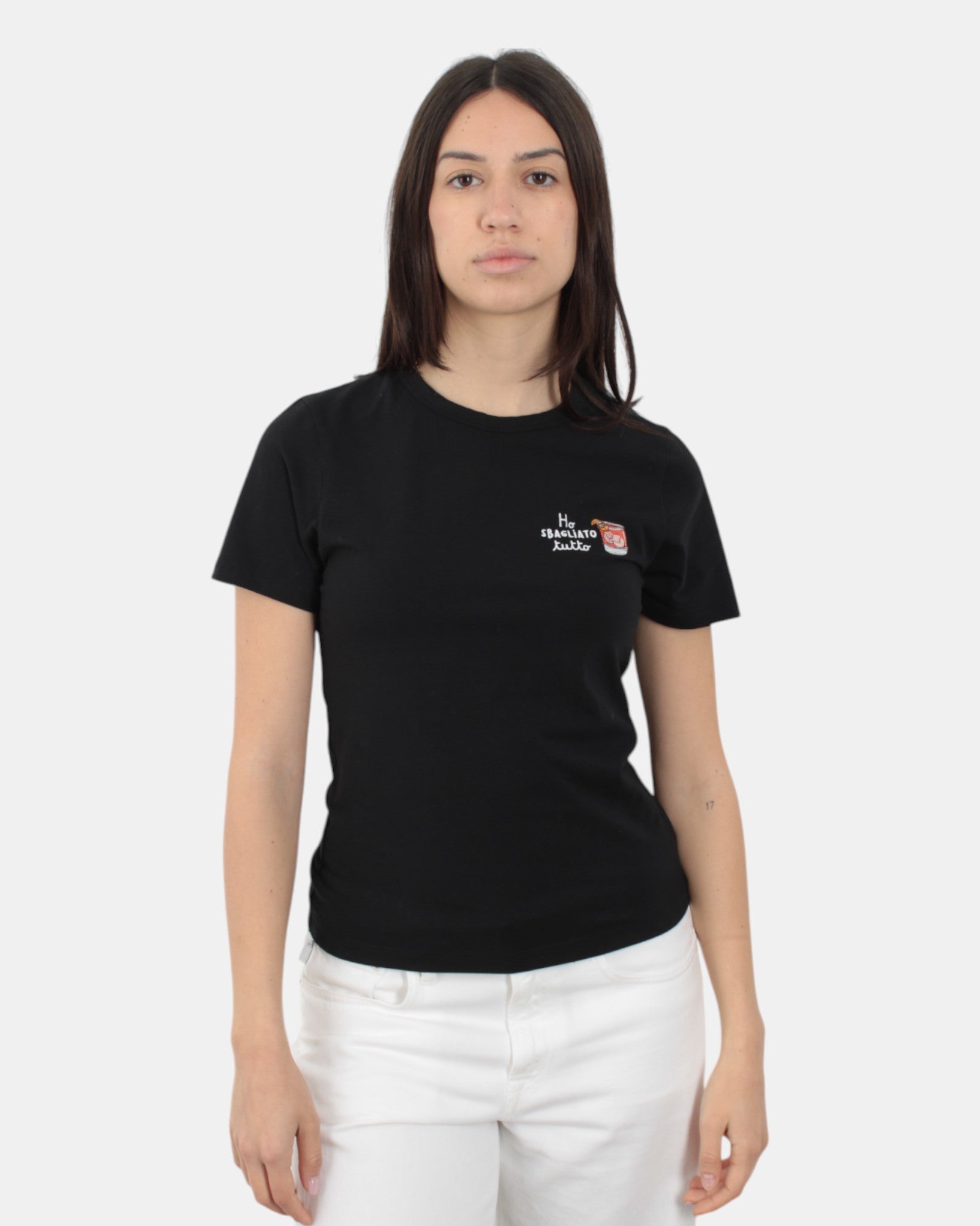 T-SHIRT Nero Mc2 Saint Barth