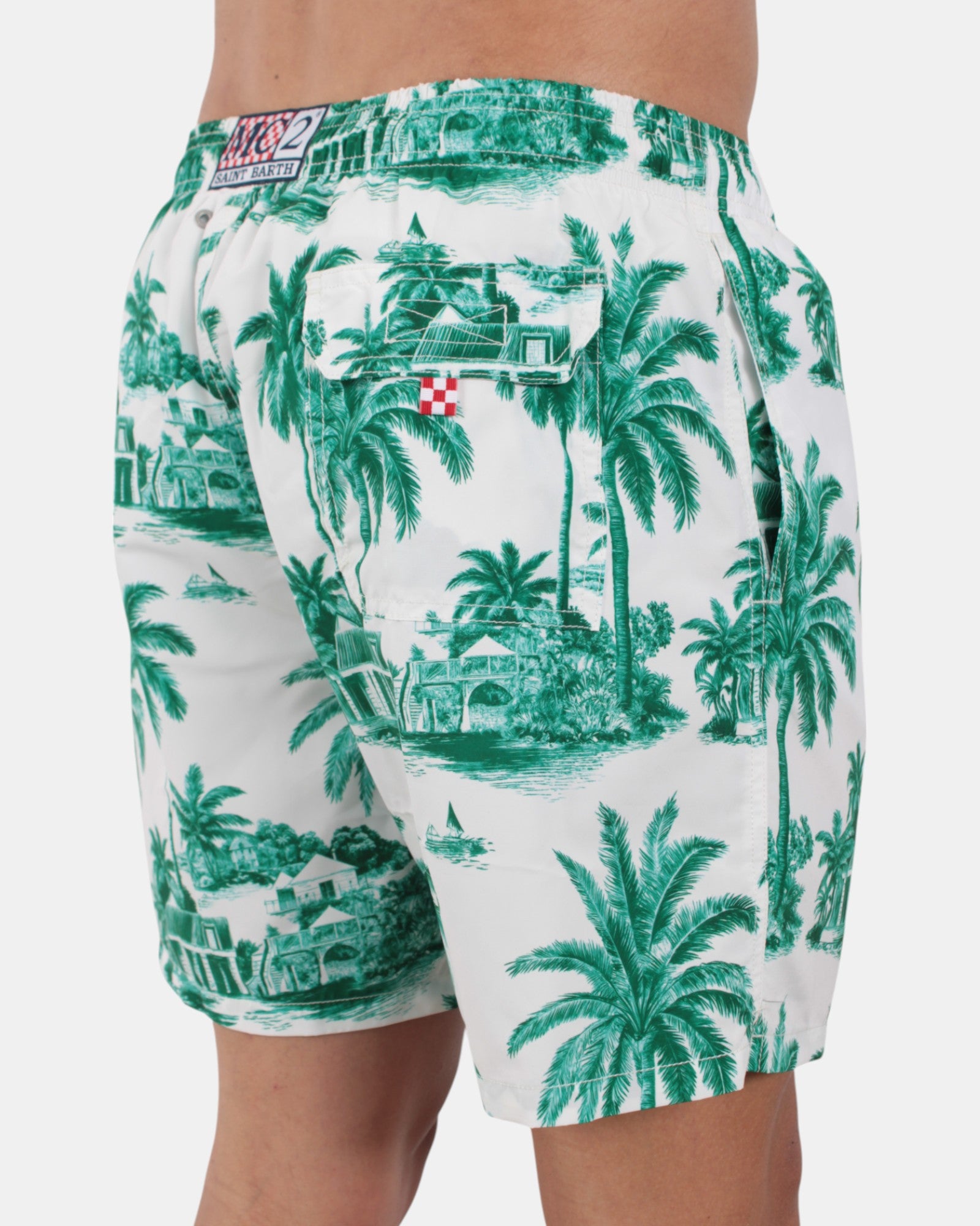 BOXER MARE Bianco Mc2 Saint Barth