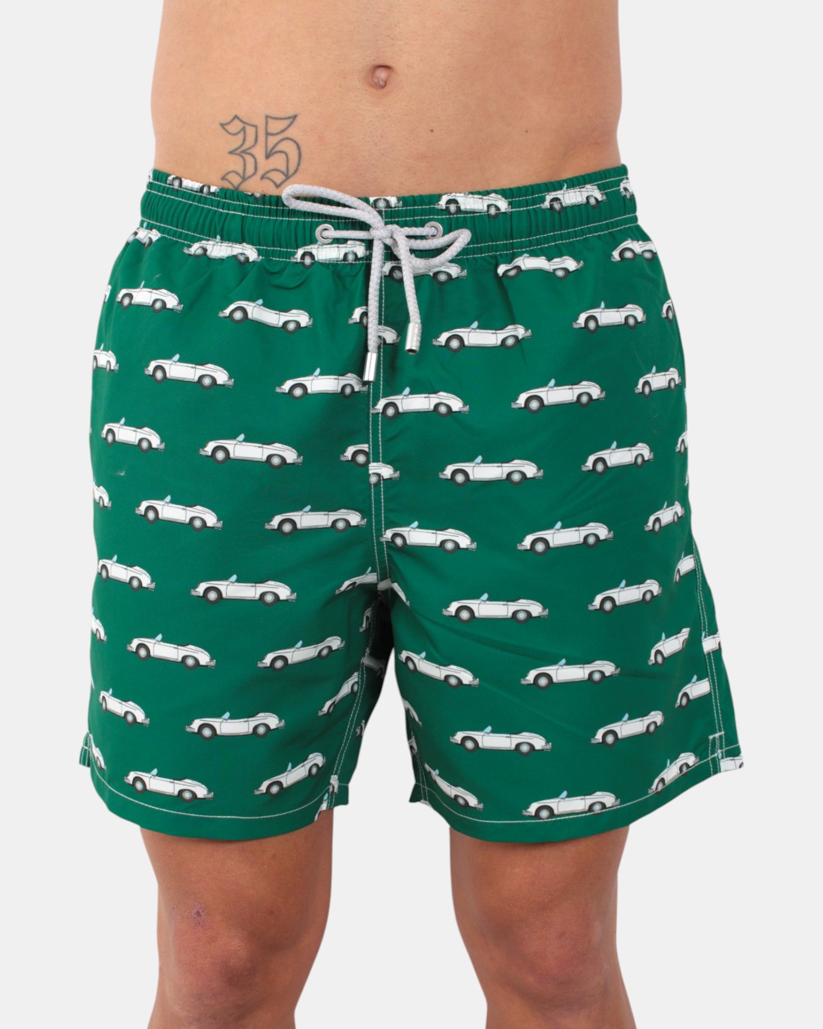 BOXER MARE Verde Mc2 Saint Barth