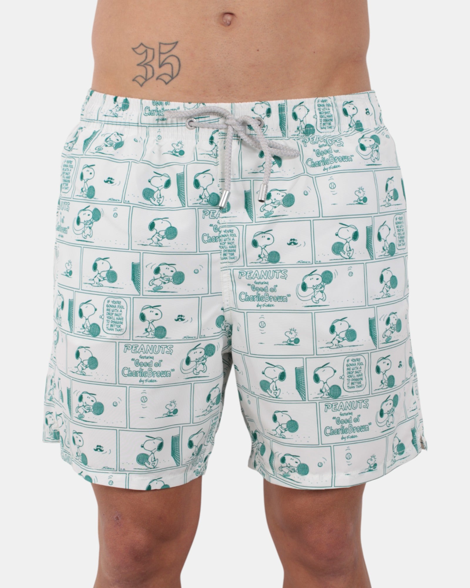 BOXER MARE Bianco Mc2 Saint Barth