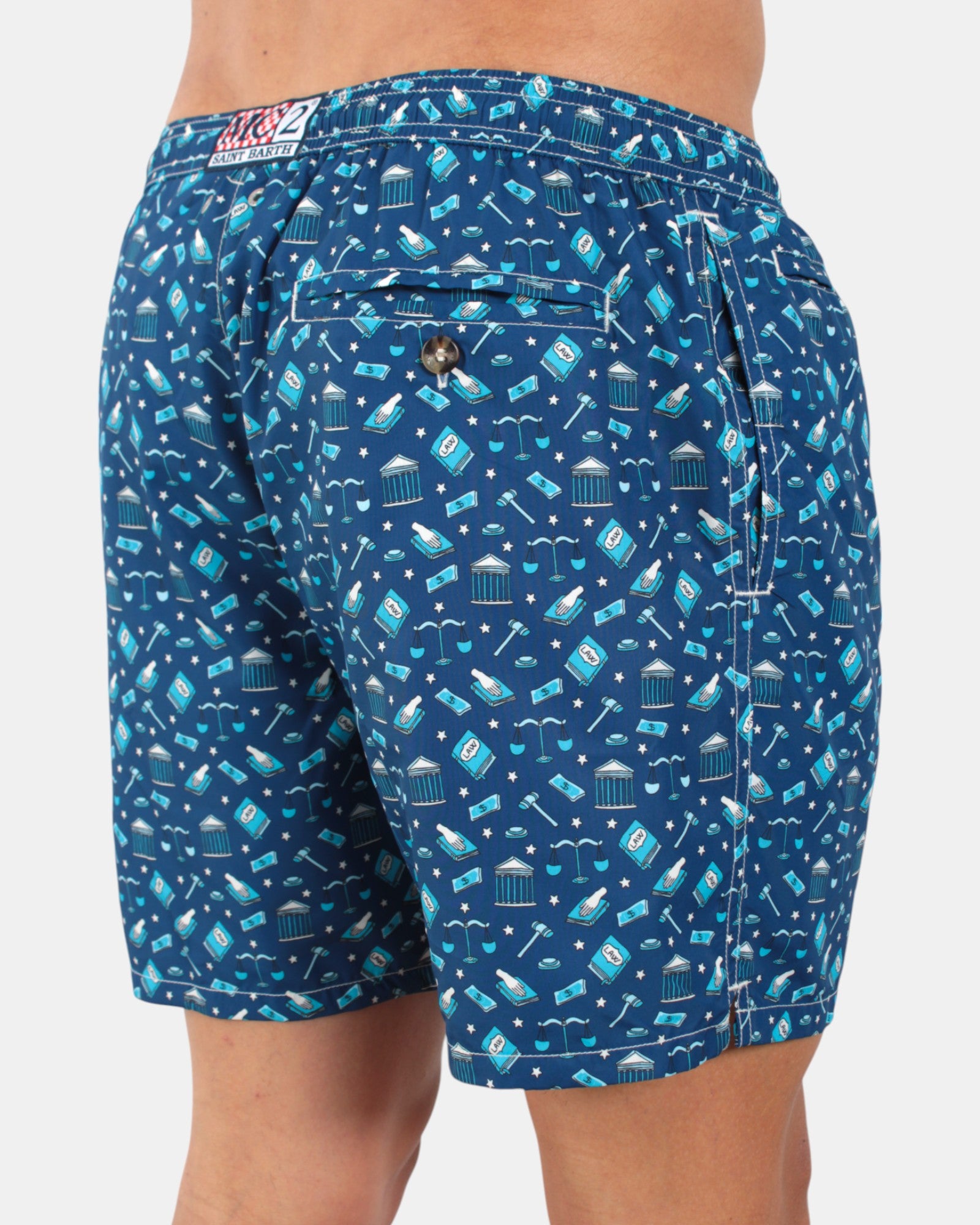 BOXER MARE Blu Mc2 Saint Barth